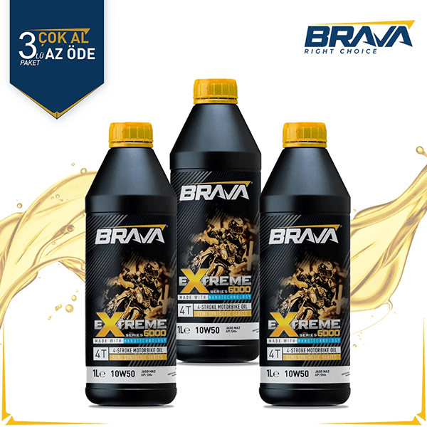 Brava Extreme 6000 4T 10W50 Motor Yağı