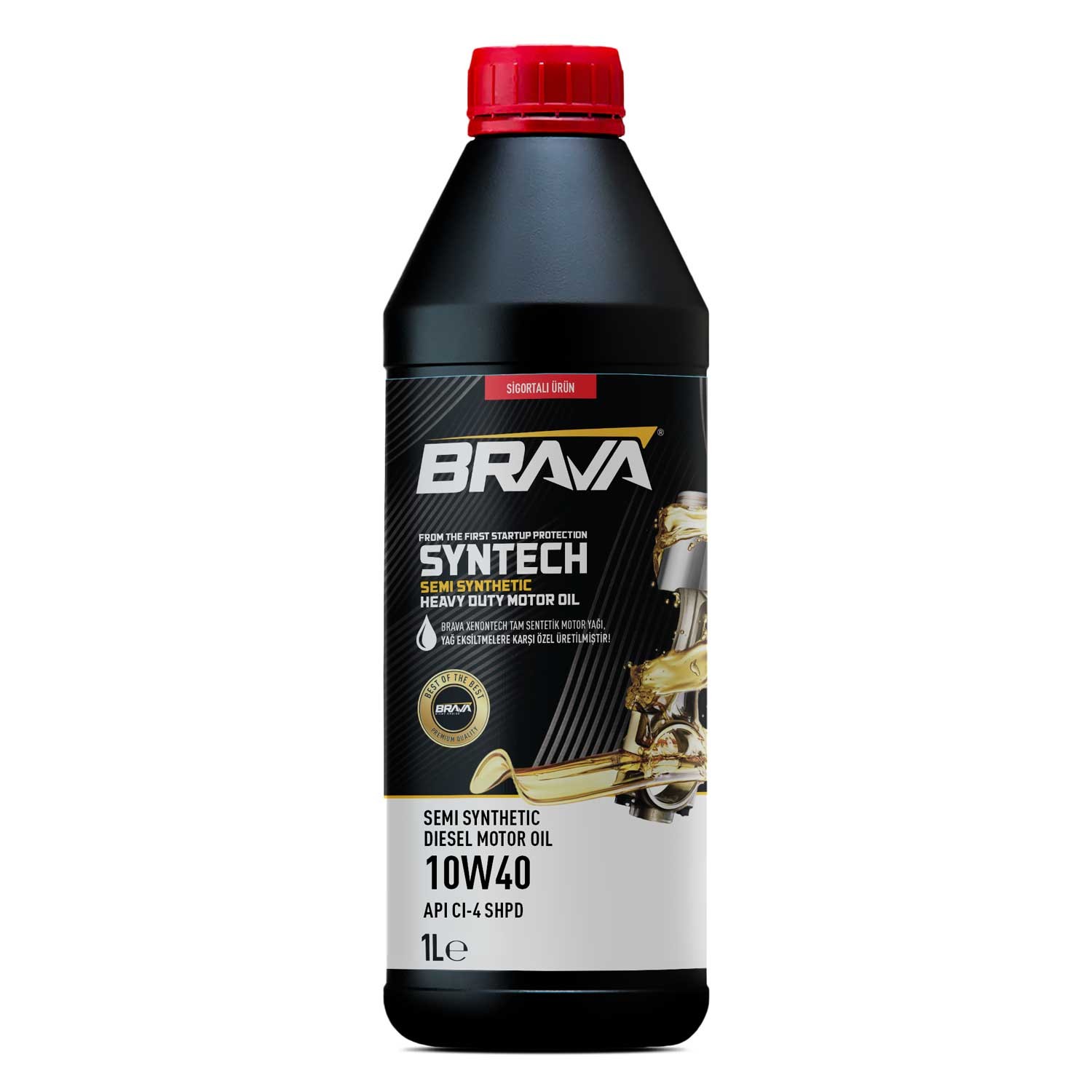 Brava Syntech 10W40 Yarı Sentetik CI-4