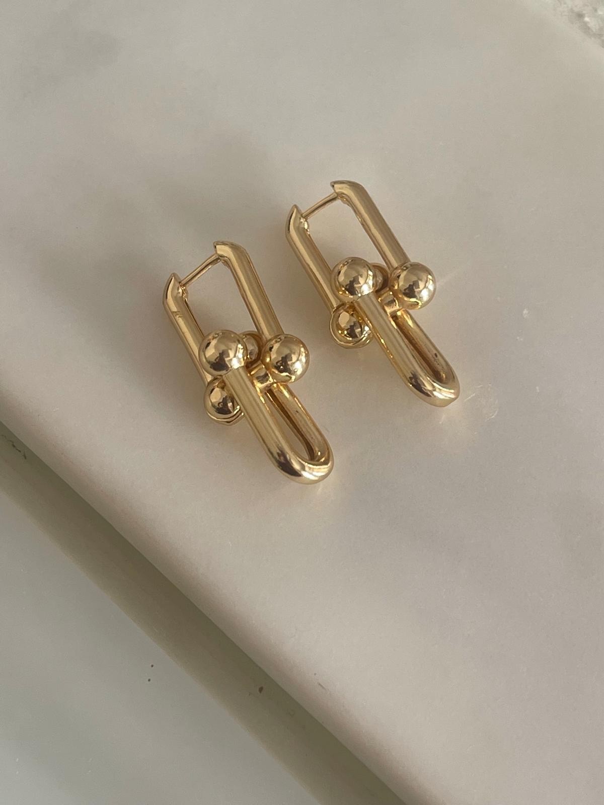 Tiffany Küpe Gold