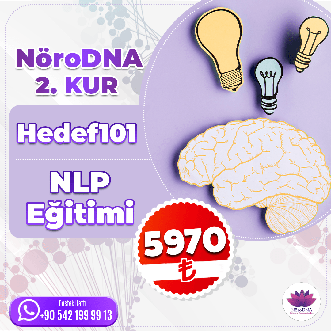 NöroDNA 2. KUR + NLP+ HEDEF101 Eğitim Paketi