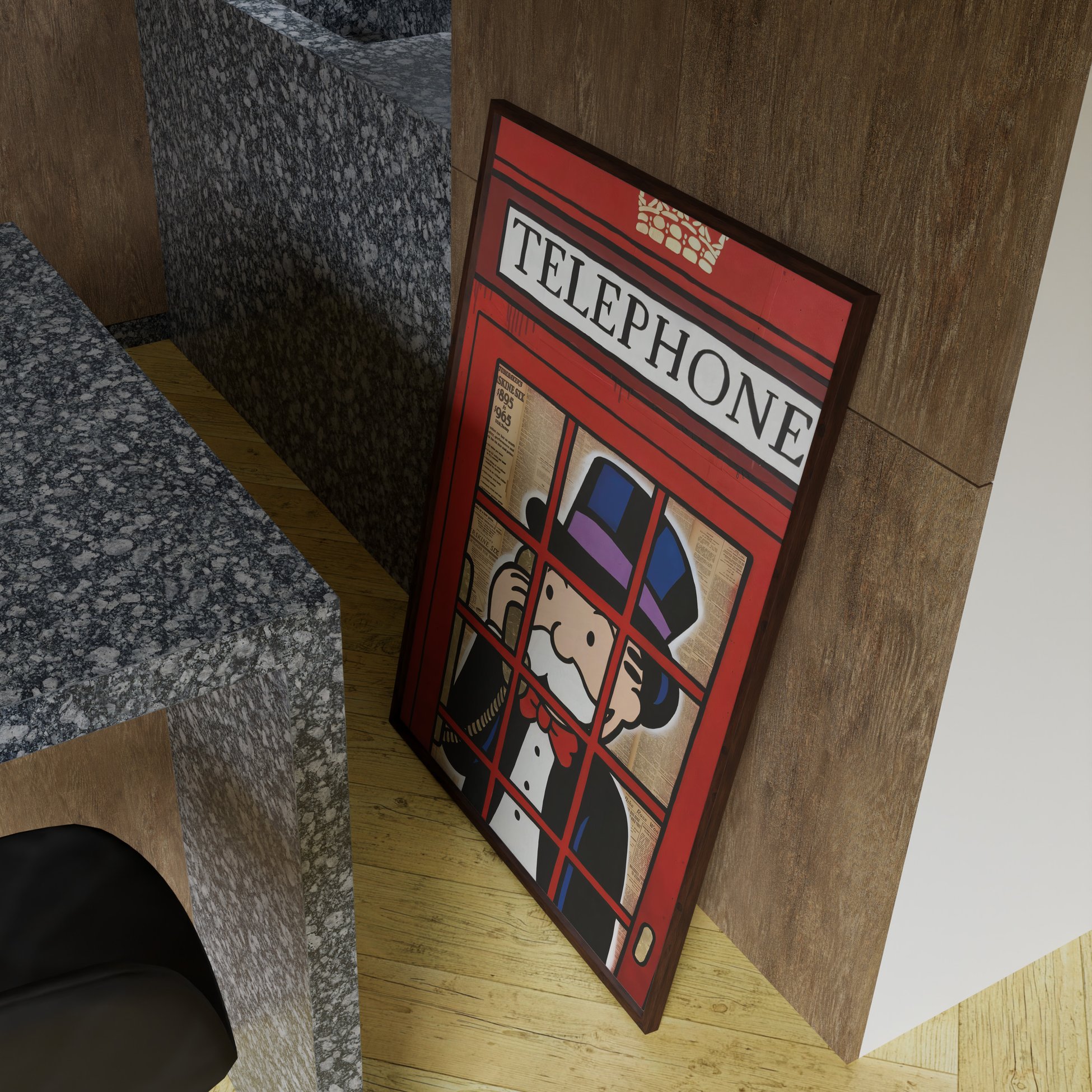 "Telephone" Poster Tablo