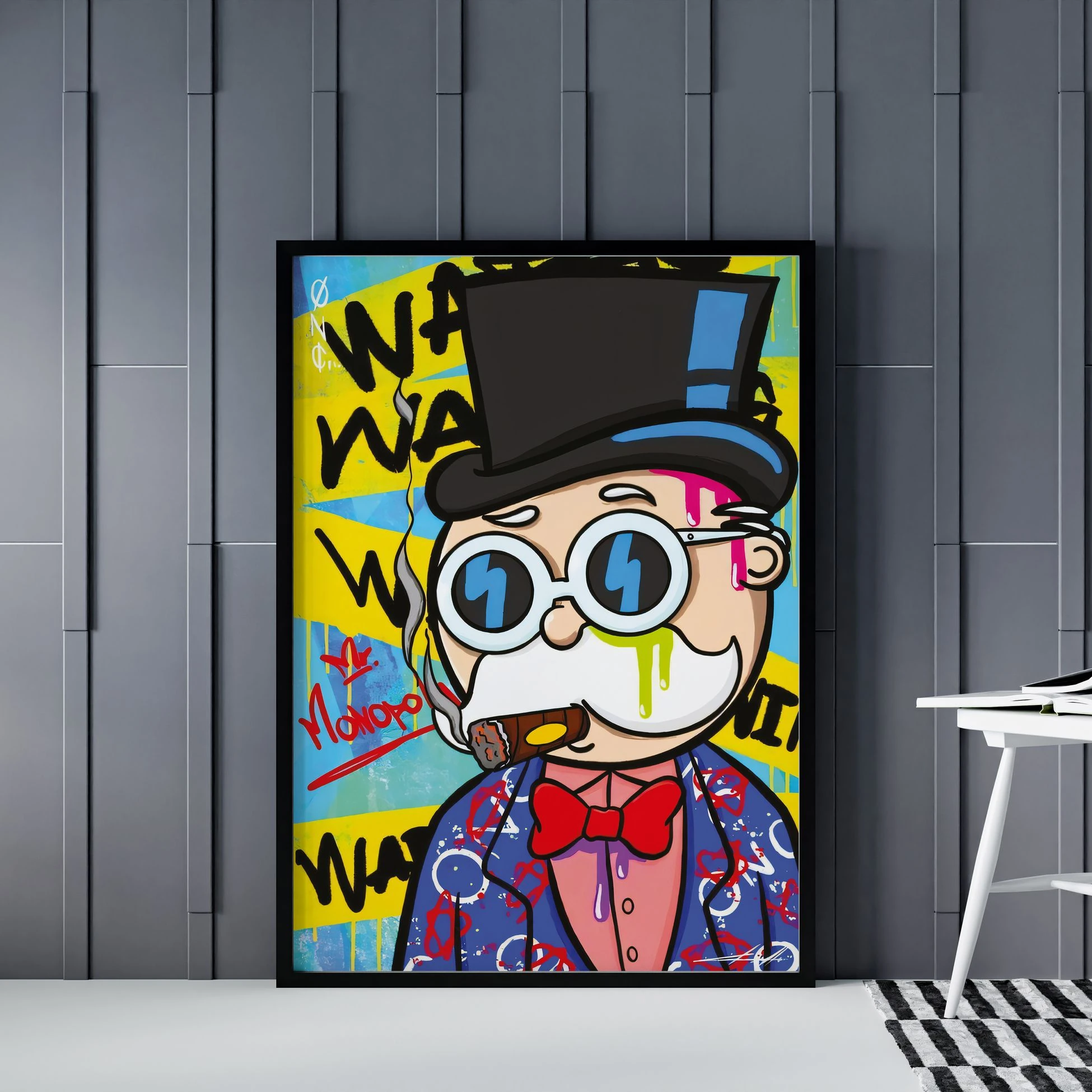 "Mr. Monopo" Poster Tablo