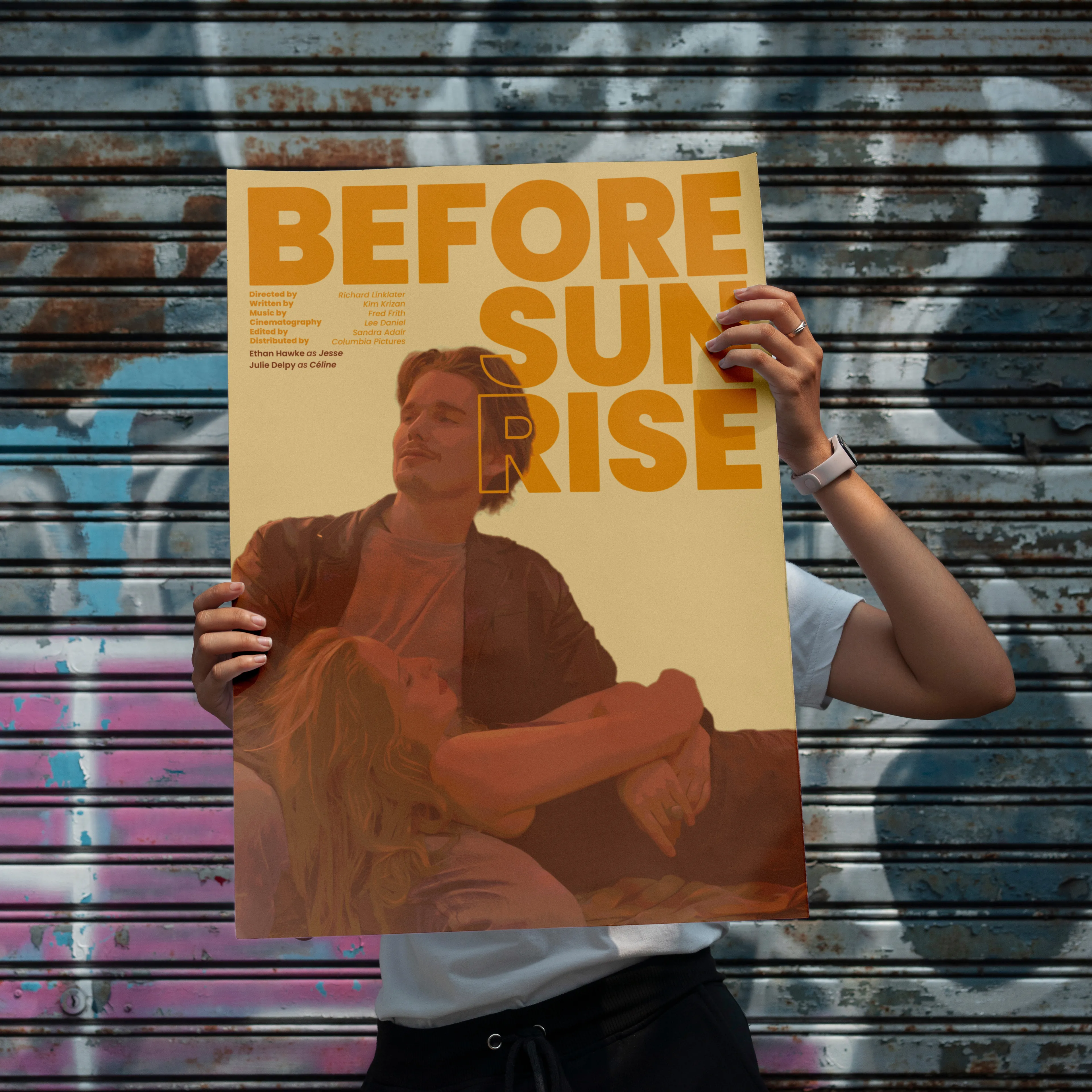 "Before Sunrise" Poster Tablo