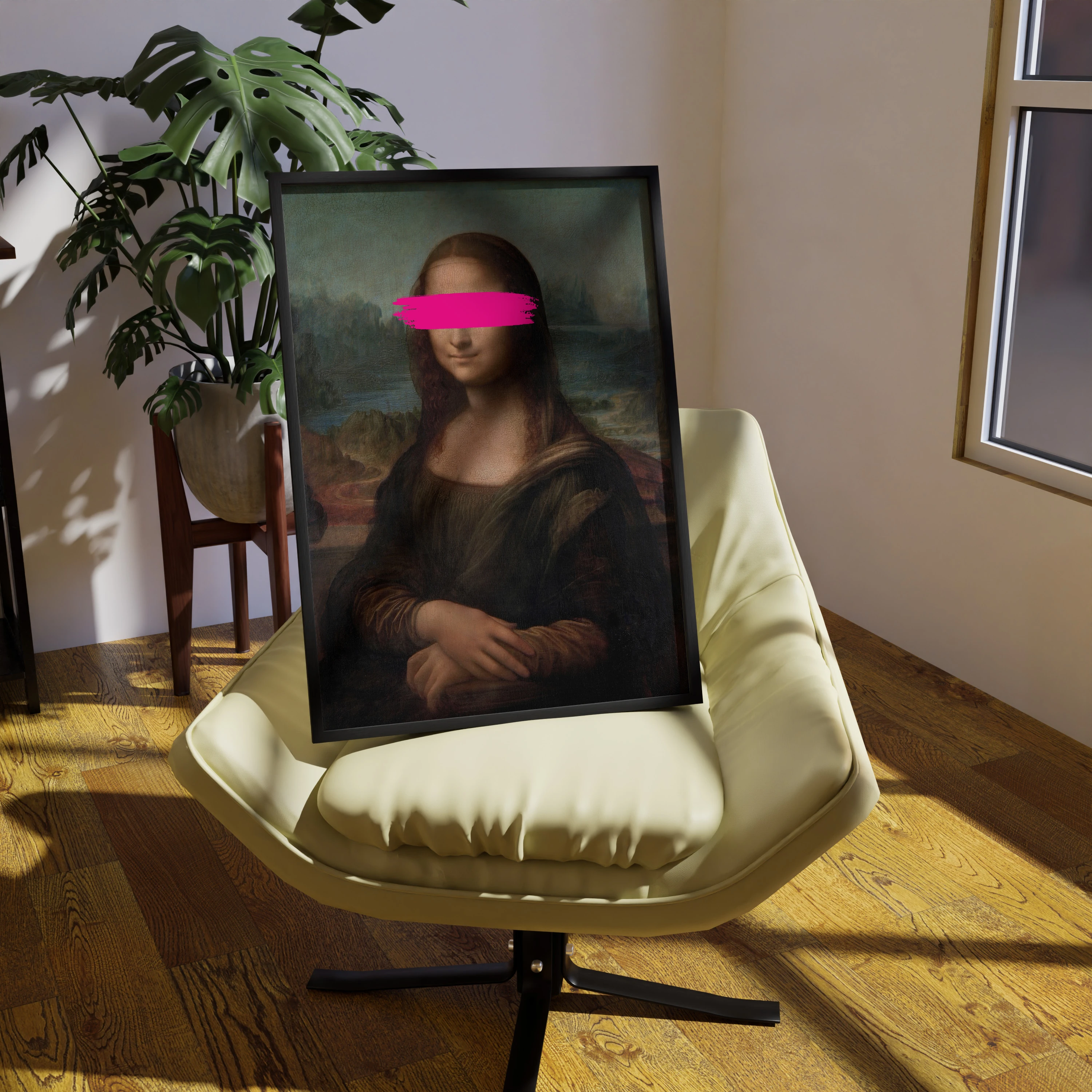 "Blind Lisa" Poster Tablo