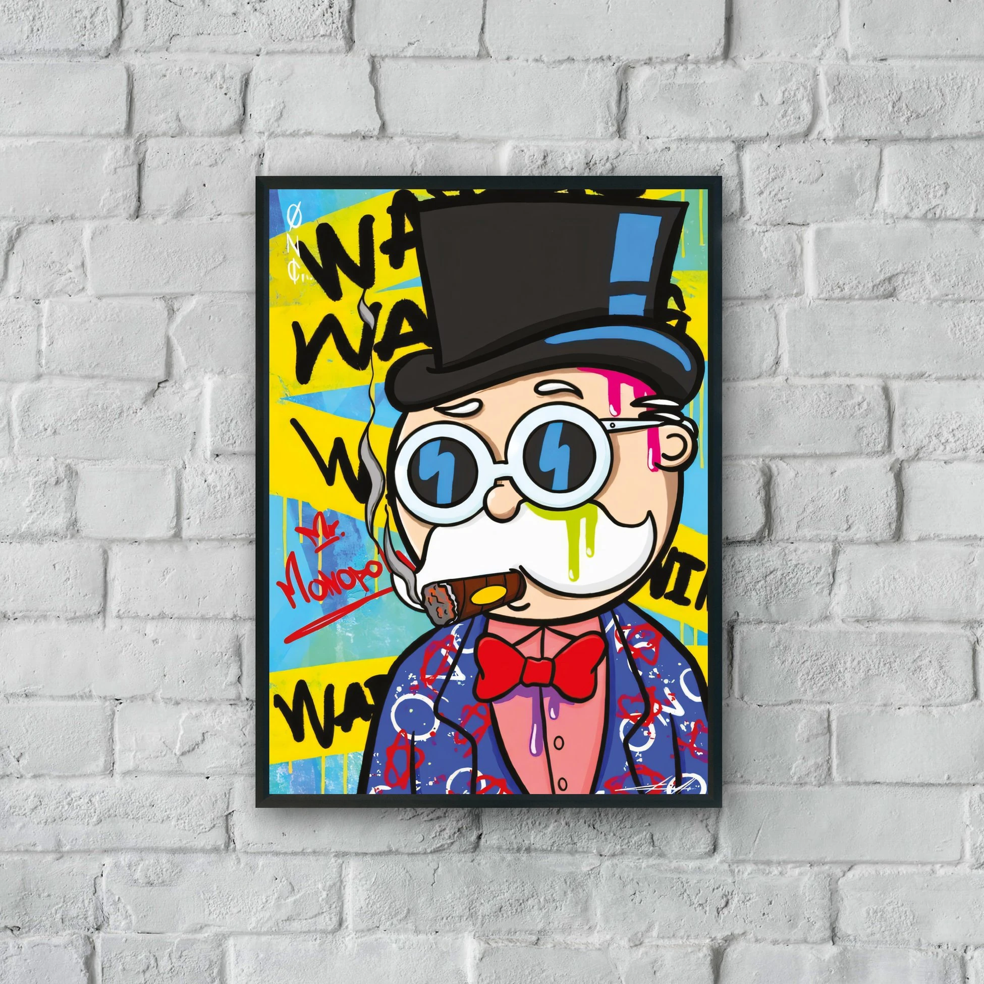 "Mr. Monopo" Poster Tablo