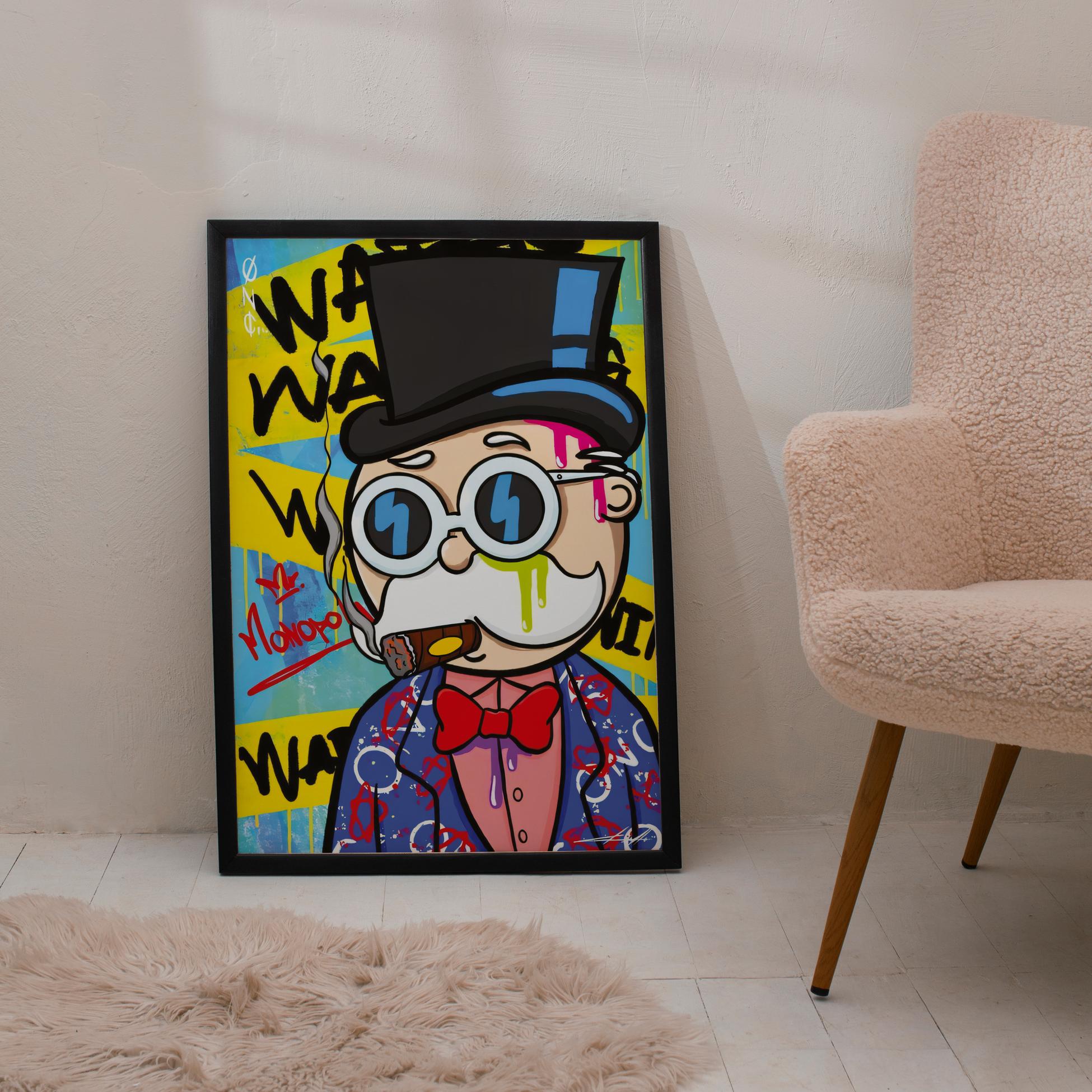 "Mr. Monopo" Poster Tablo