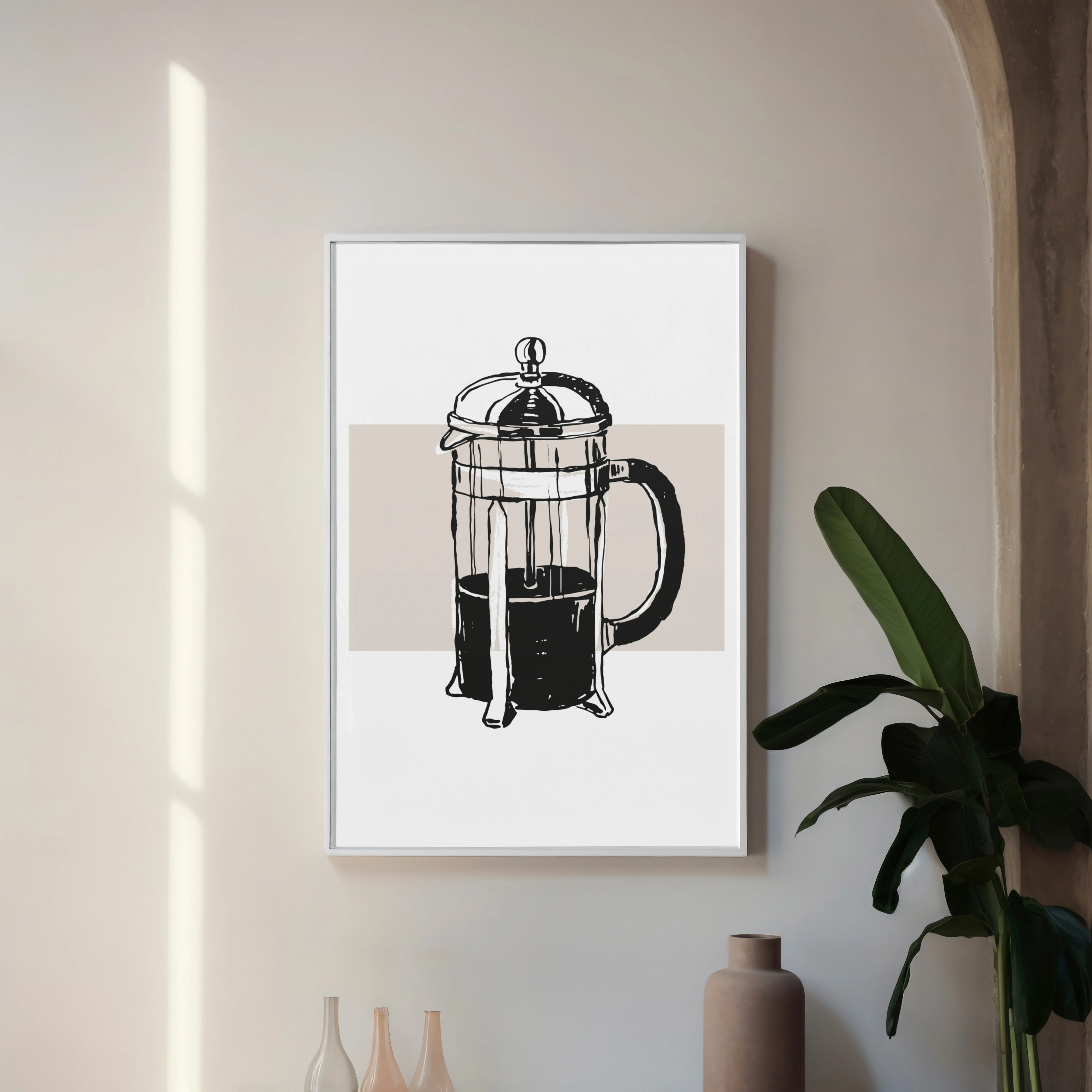 "Coffee Rituals" Poster Tablo