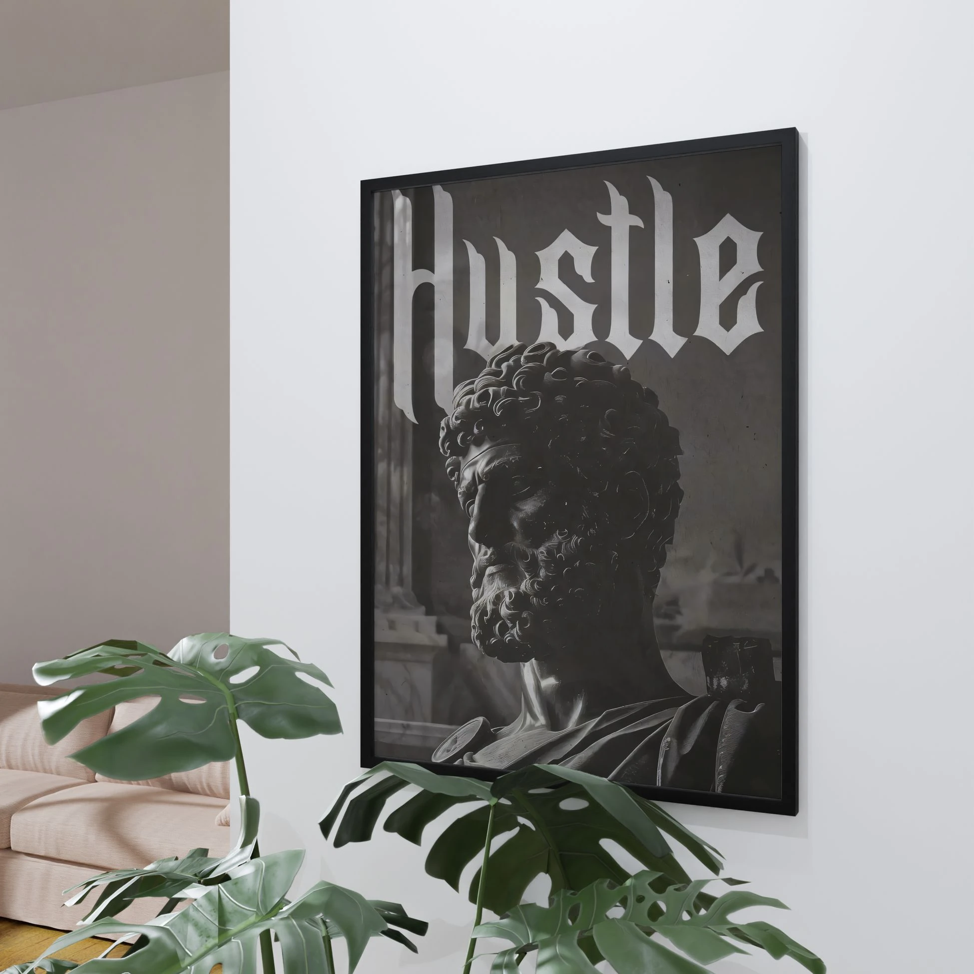 "Hustle" Poster Tablo