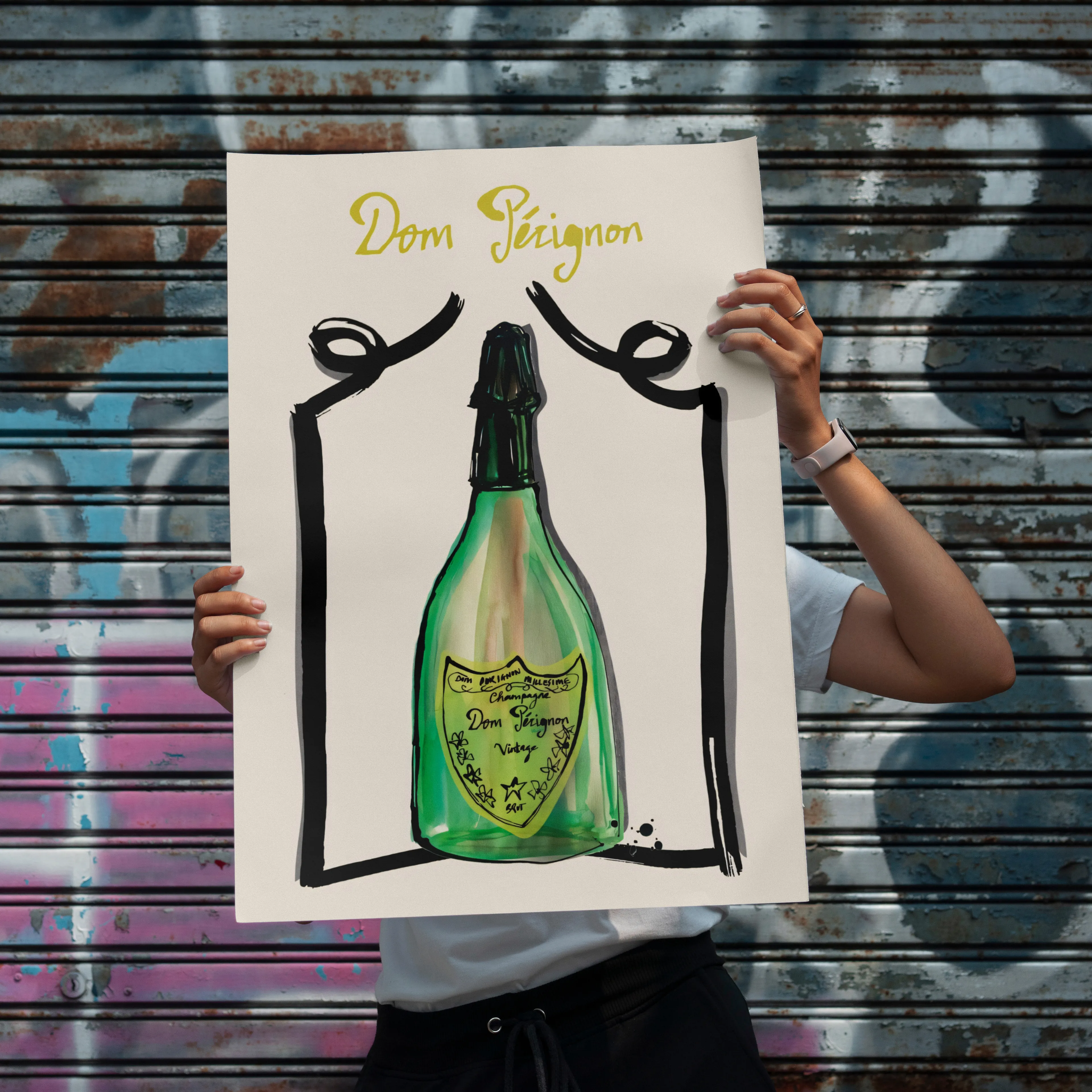 "Dom Perignon" Poster Tablo