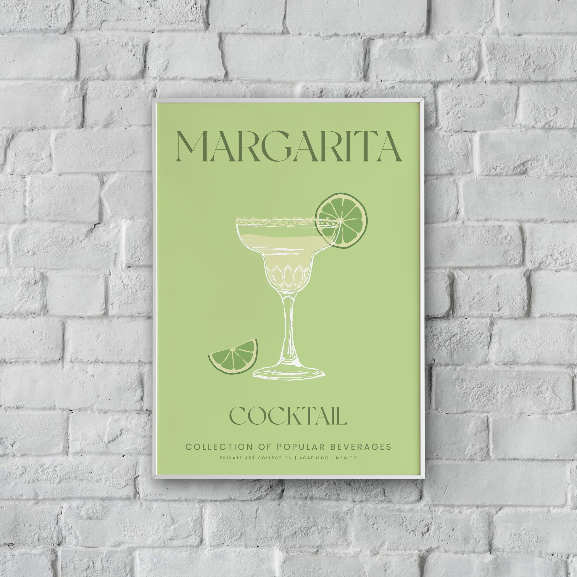 "Margarita" Poster Tablo