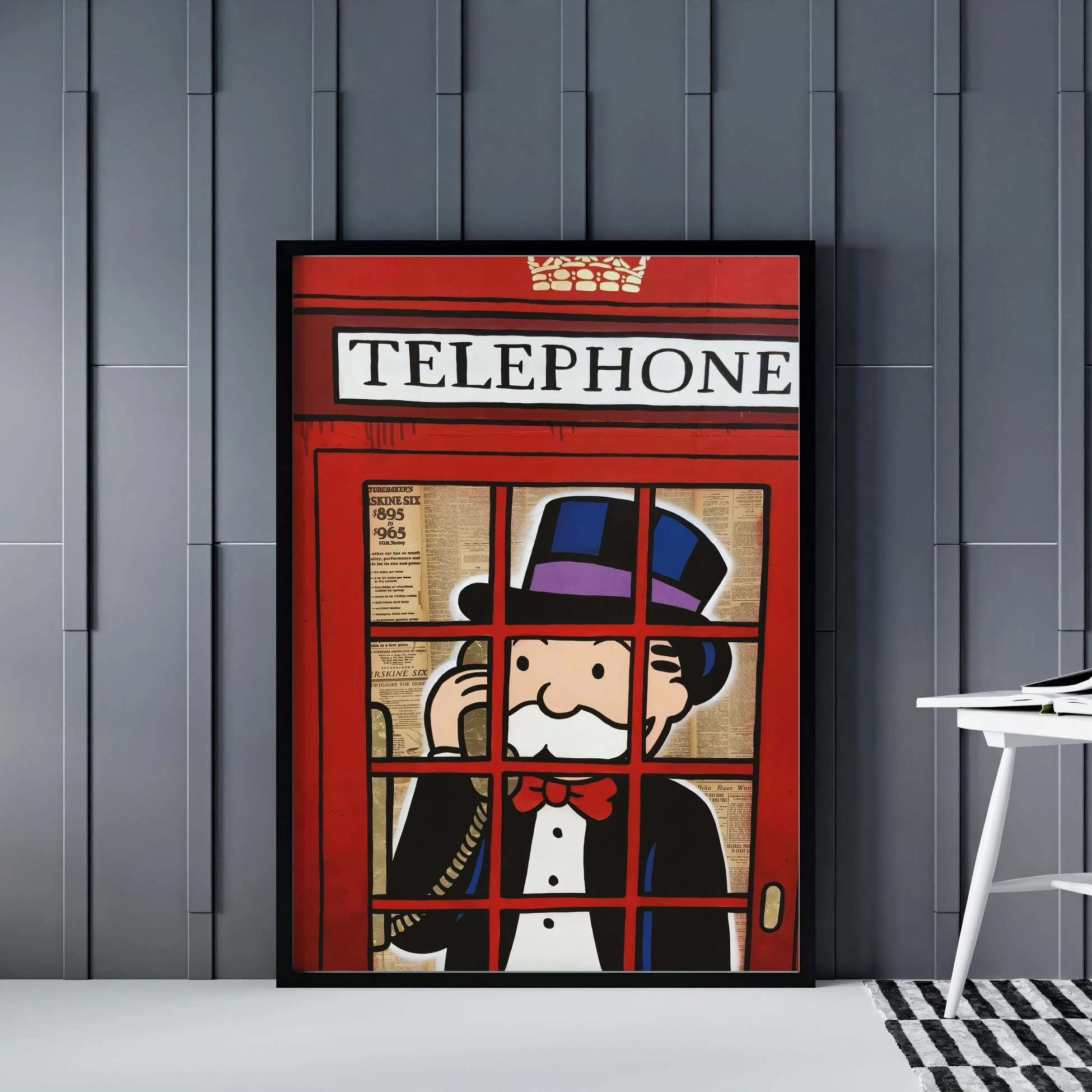 "Telephone" Poster Tablo