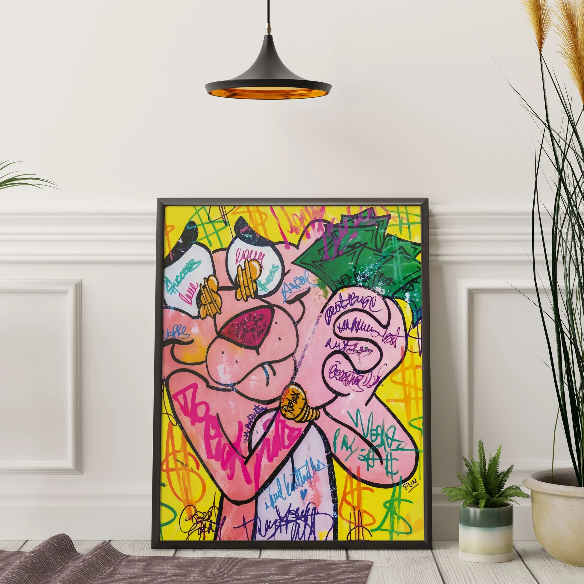 "Pink Panther" Poster Tablo