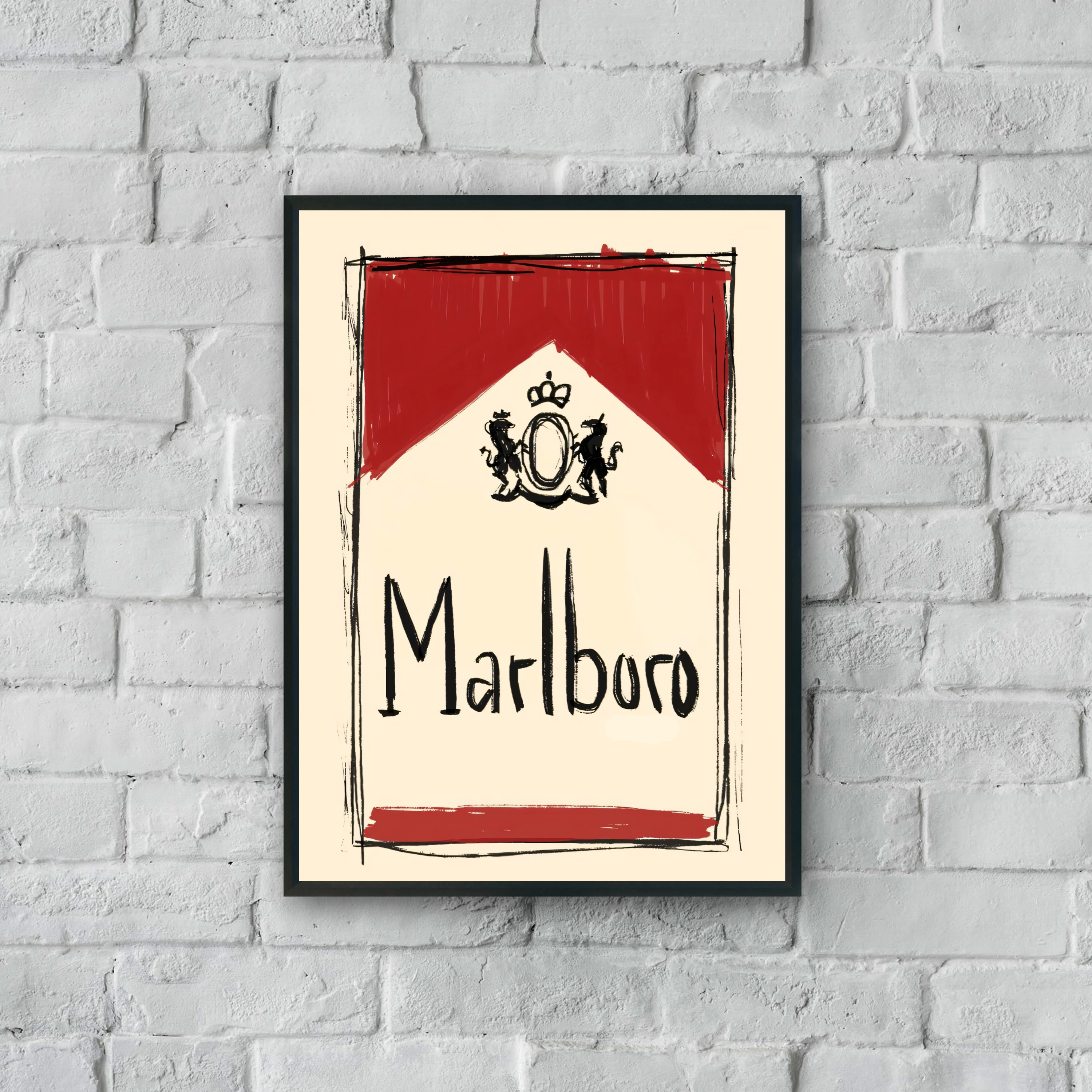 "Marlboro" Poster Tablo