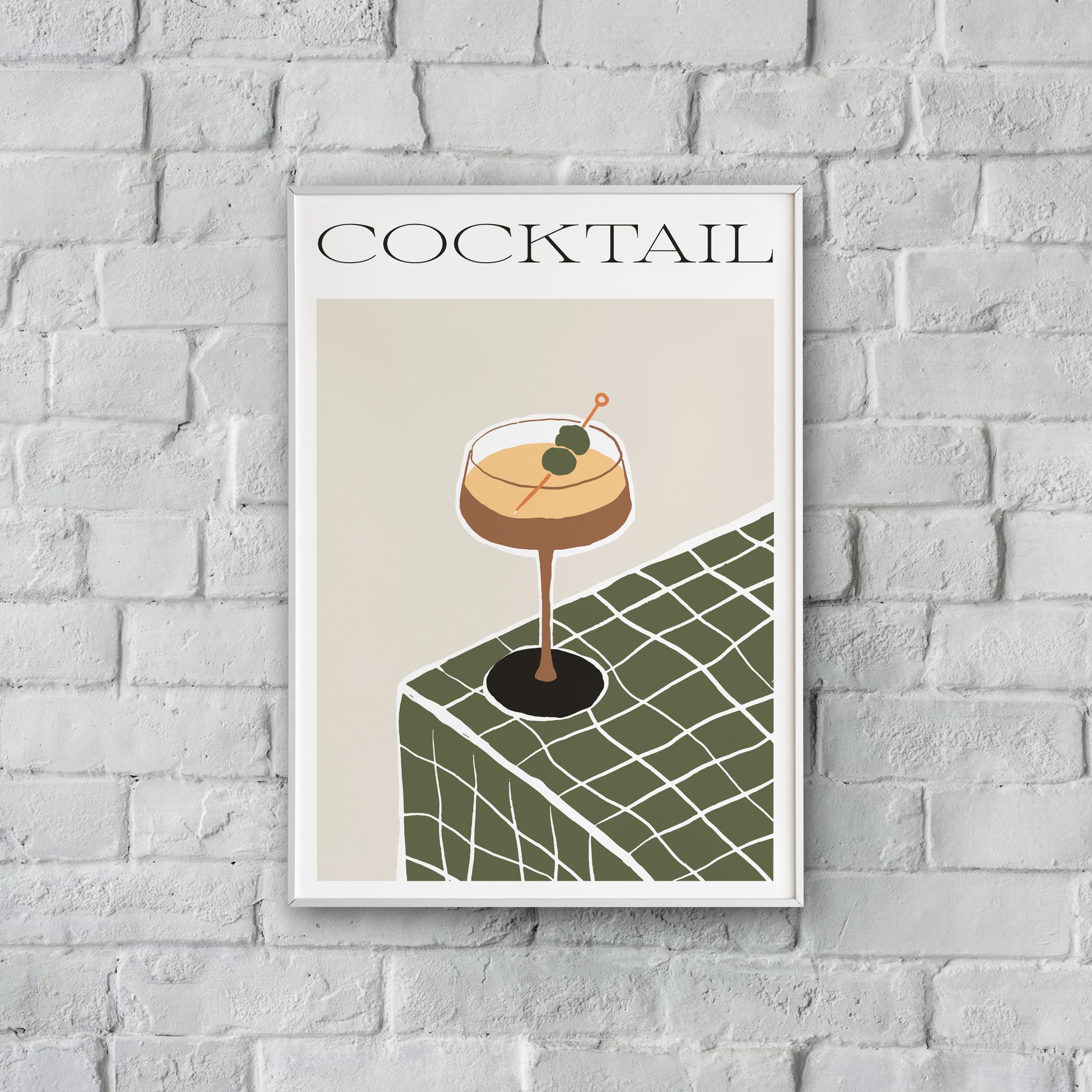 "Cocktail" Poster Tablo