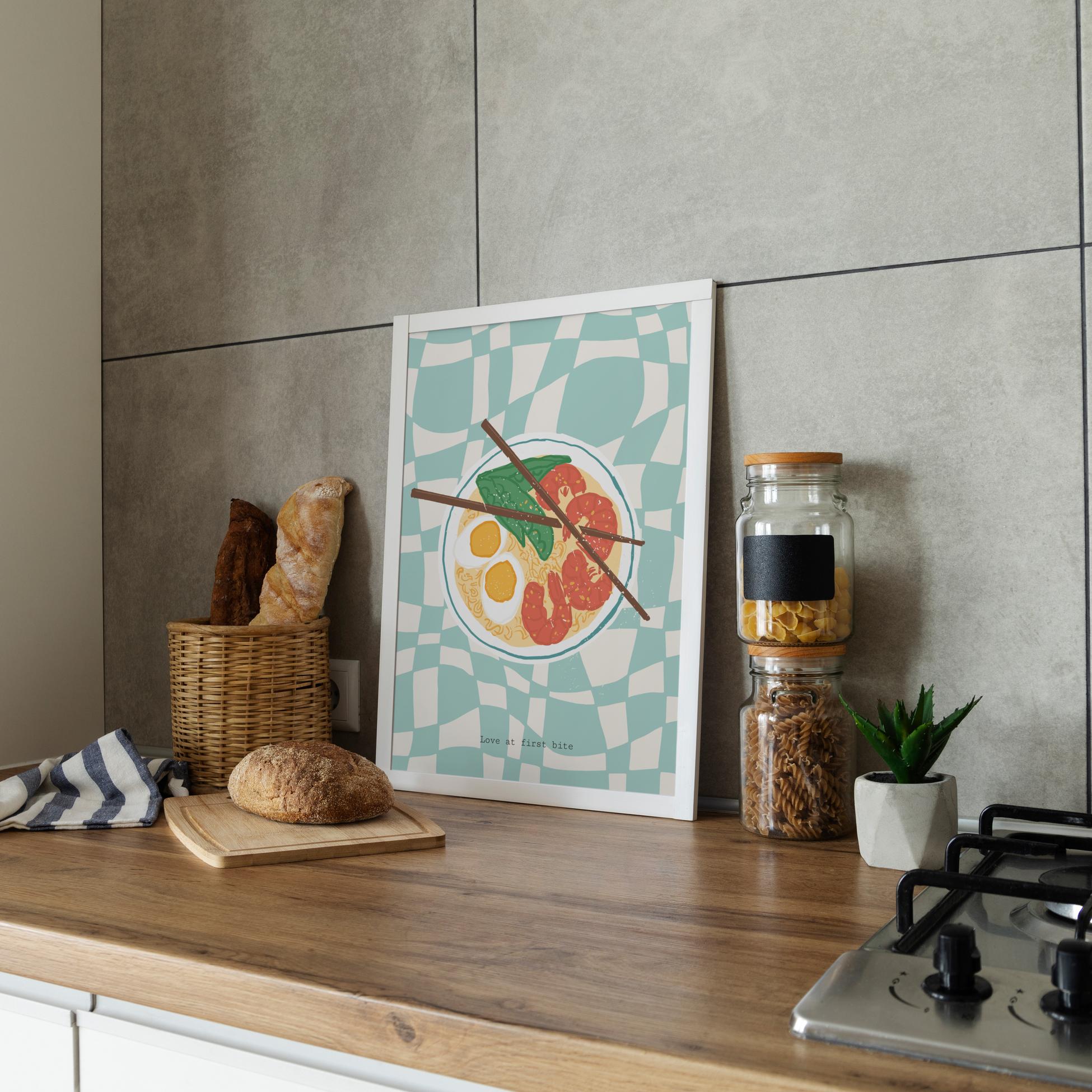 "Love at first bite" Poster Tablo