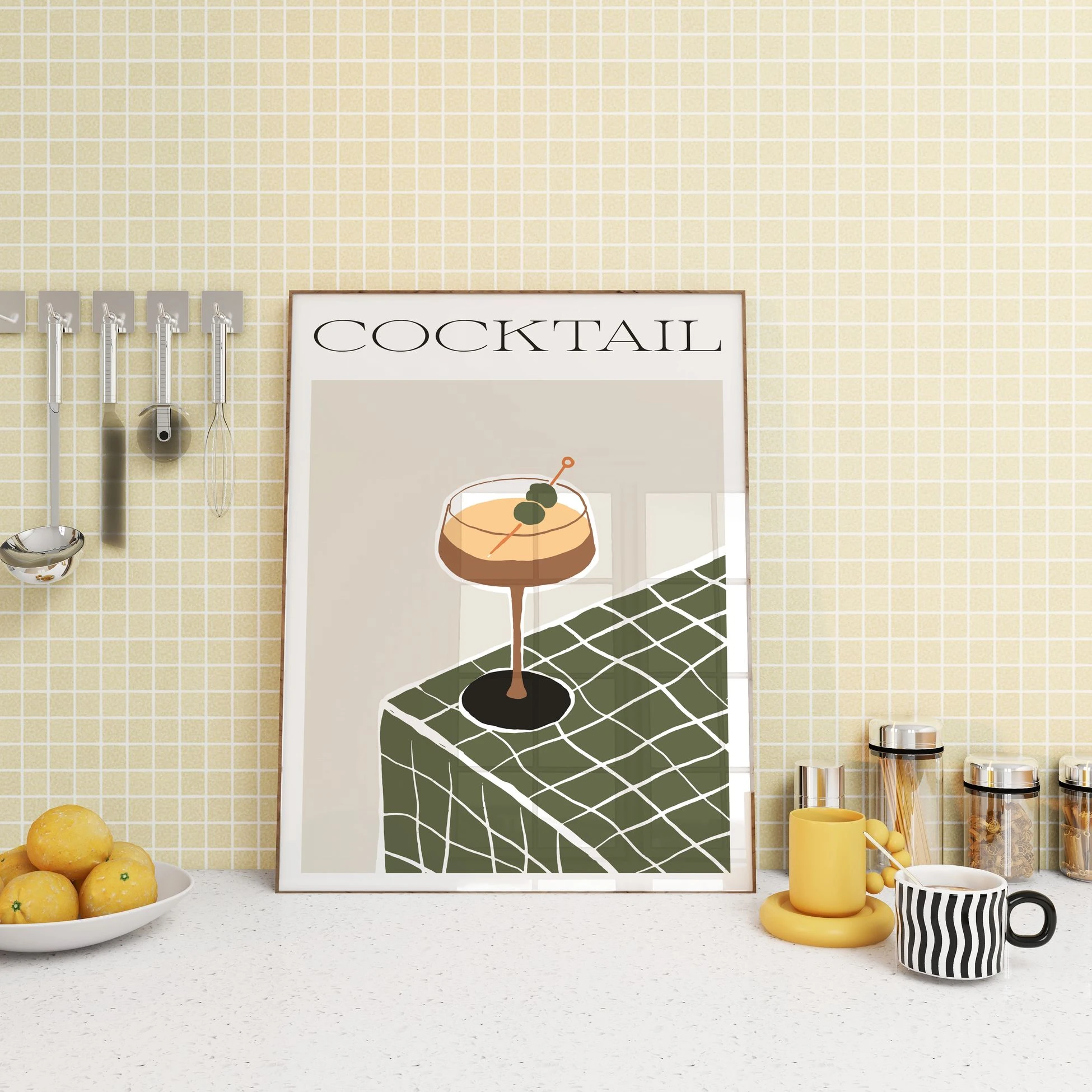 "Cocktail" Poster Tablo