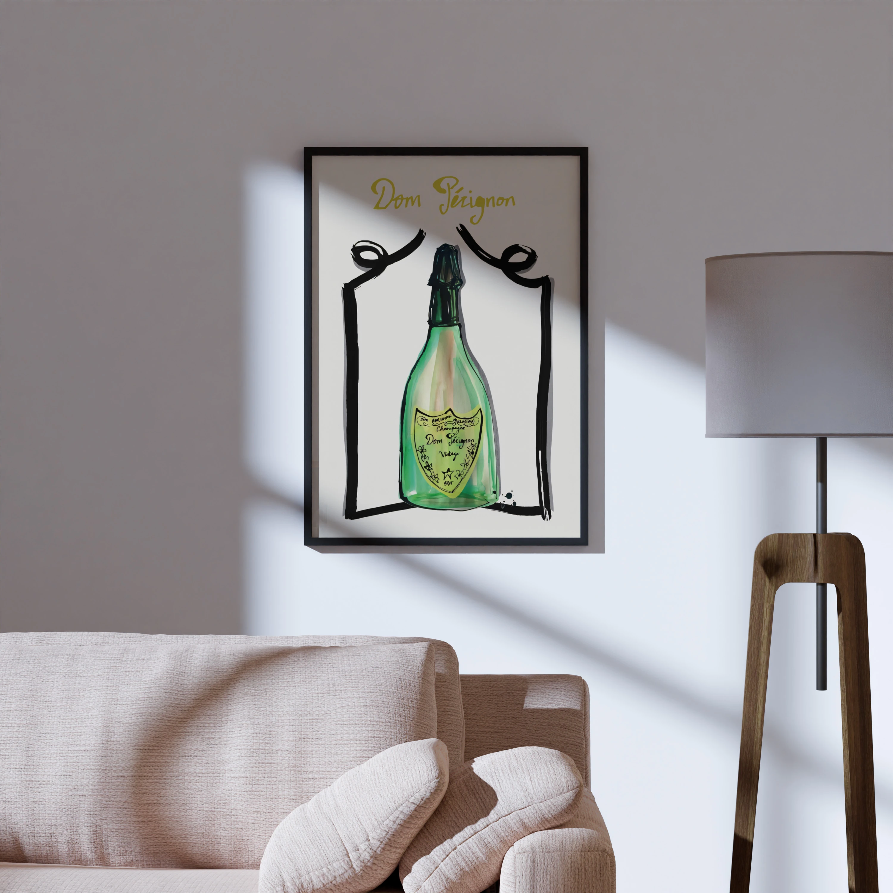 "Dom Perignon" Poster Tablo