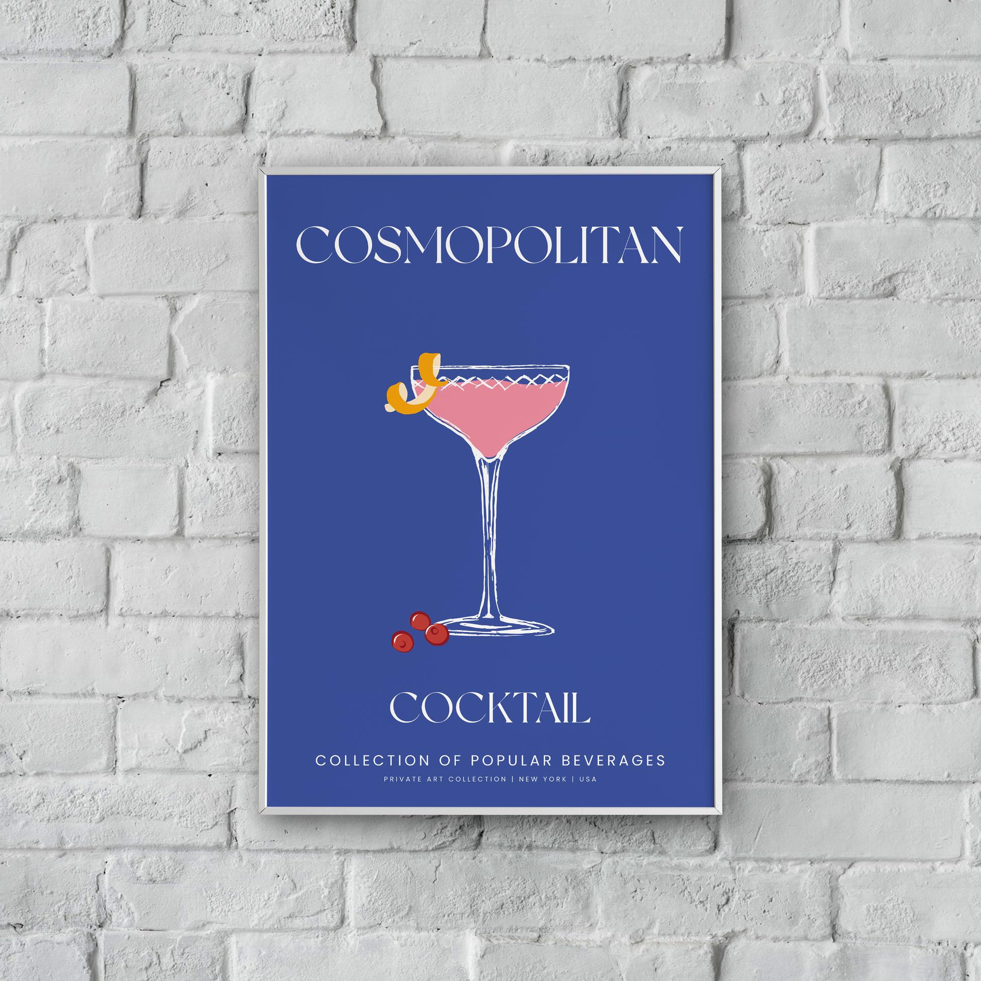 "Cosmopolitan" Poster Tablo