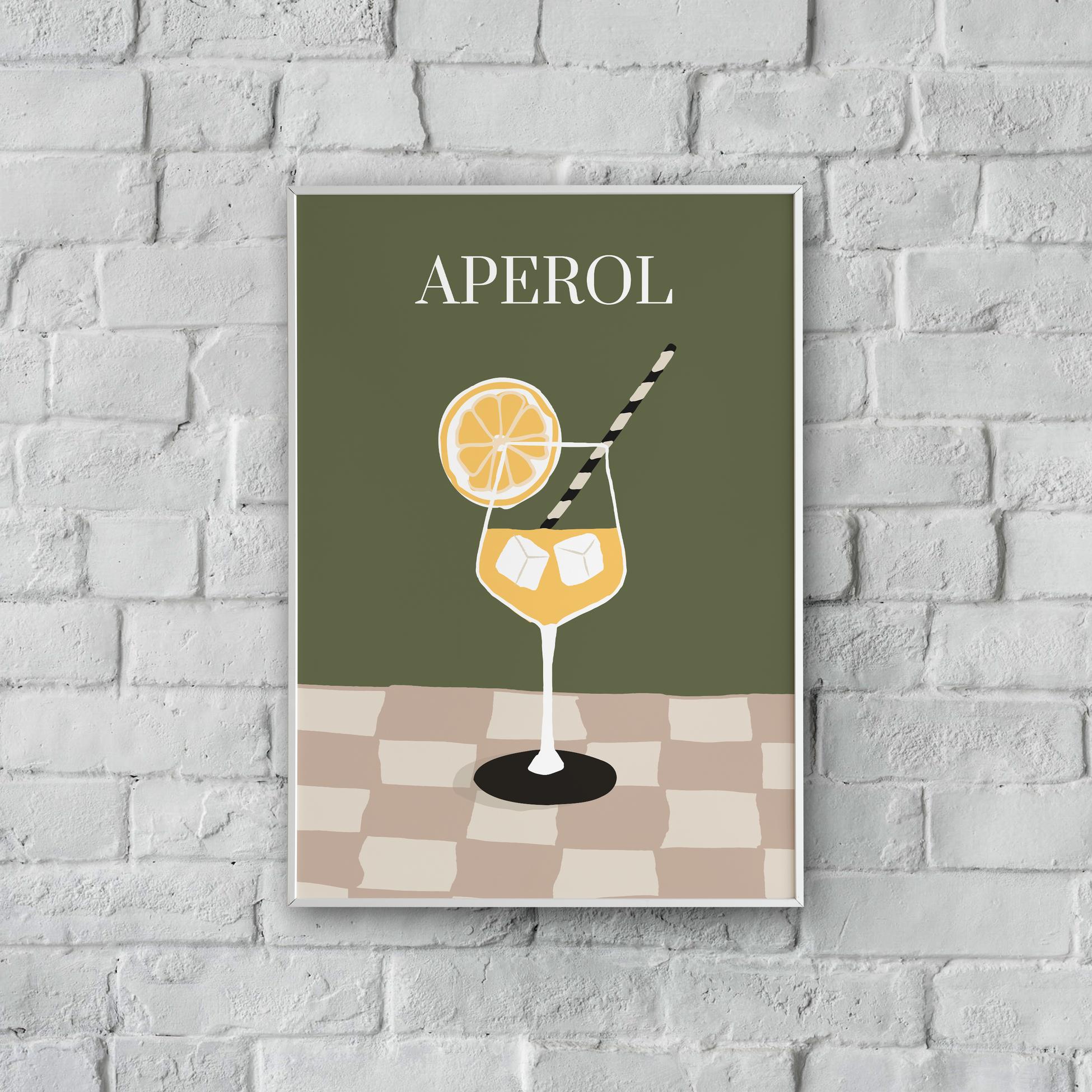 "Aperol" Poster Tablo
