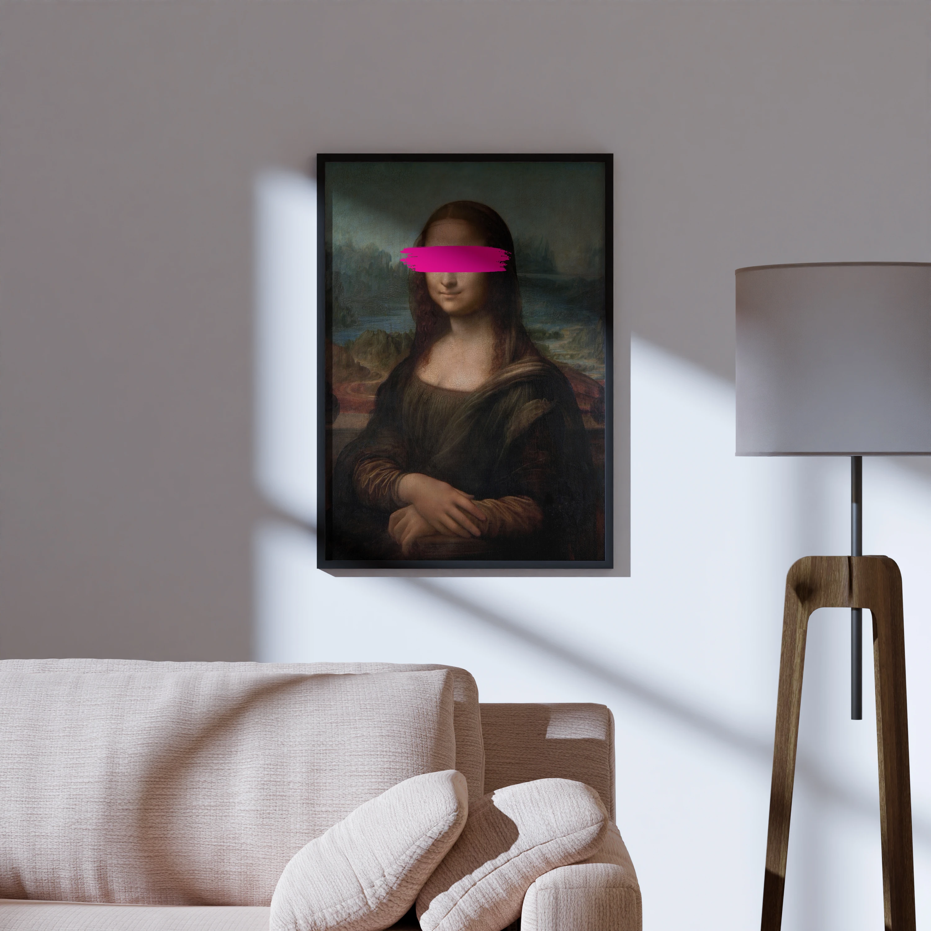 "Blind Lisa" Poster Tablo