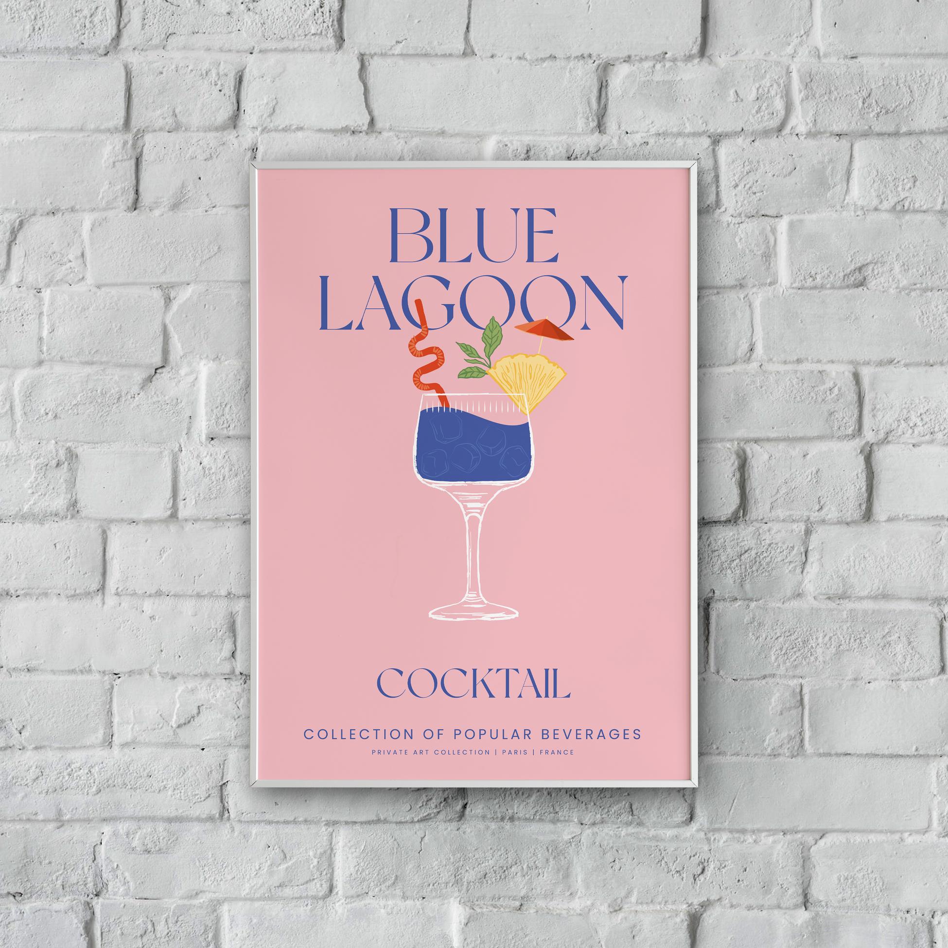 "Blue Lagoon" Poster Tablo