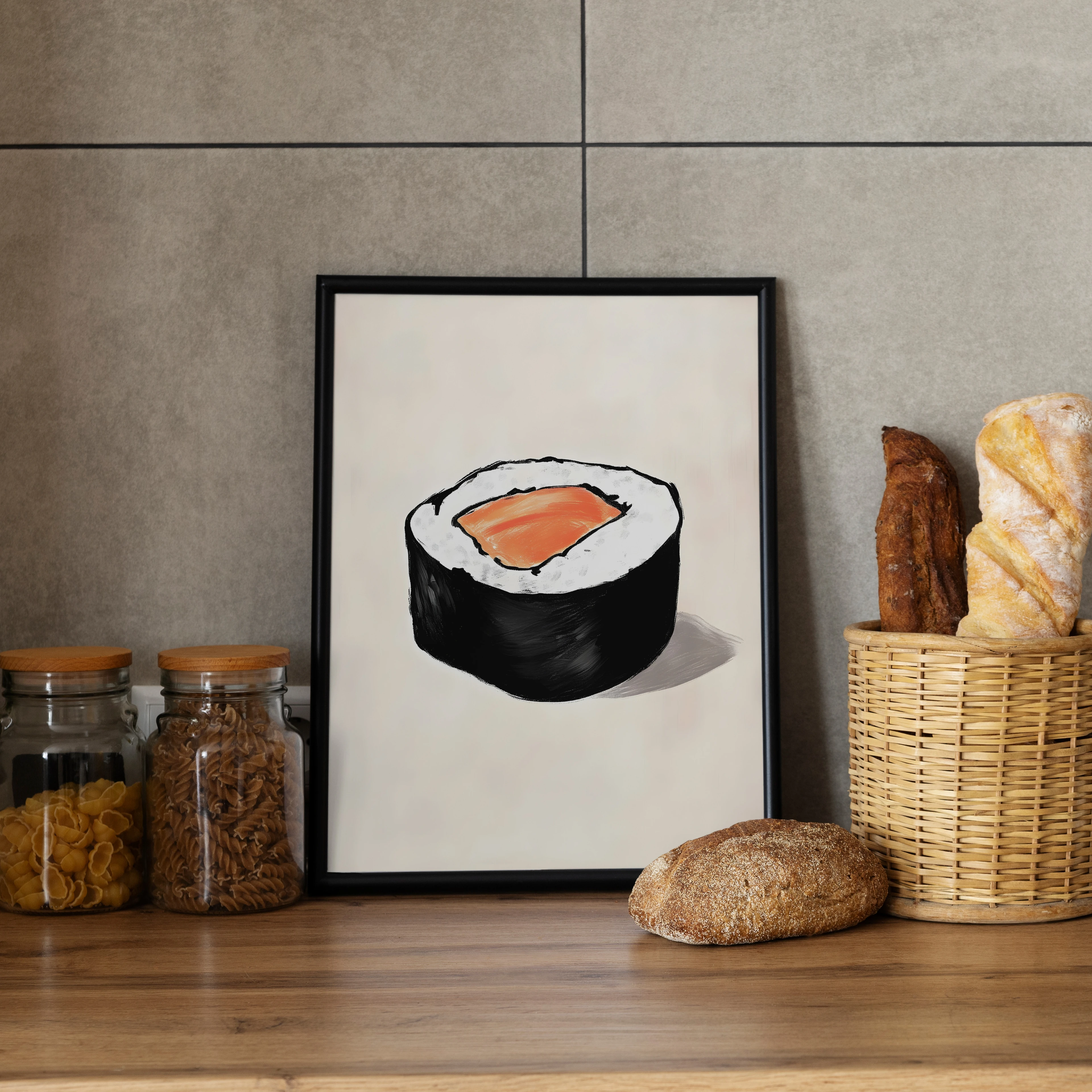 "Maki Roll" Poster Tablo