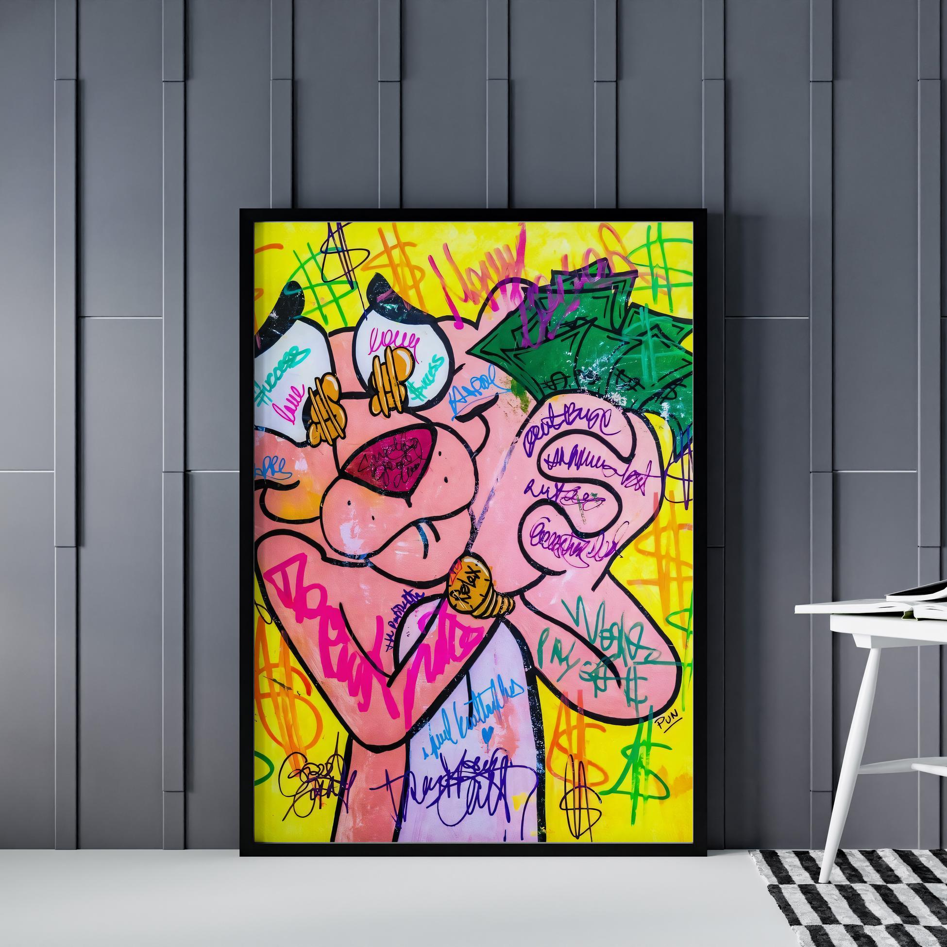 "Pink Panther" Poster Tablo