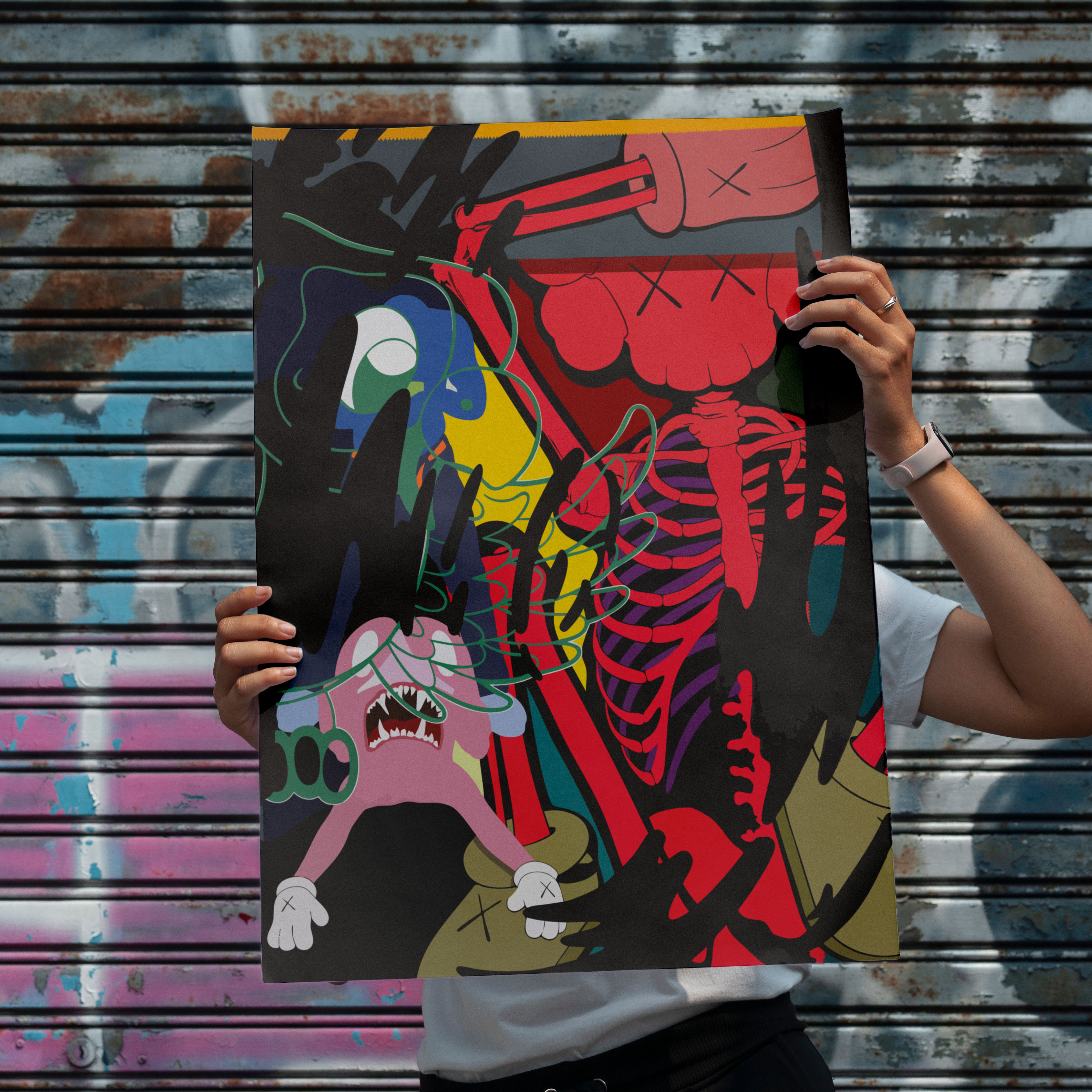 "Kaws" Poster Tablo