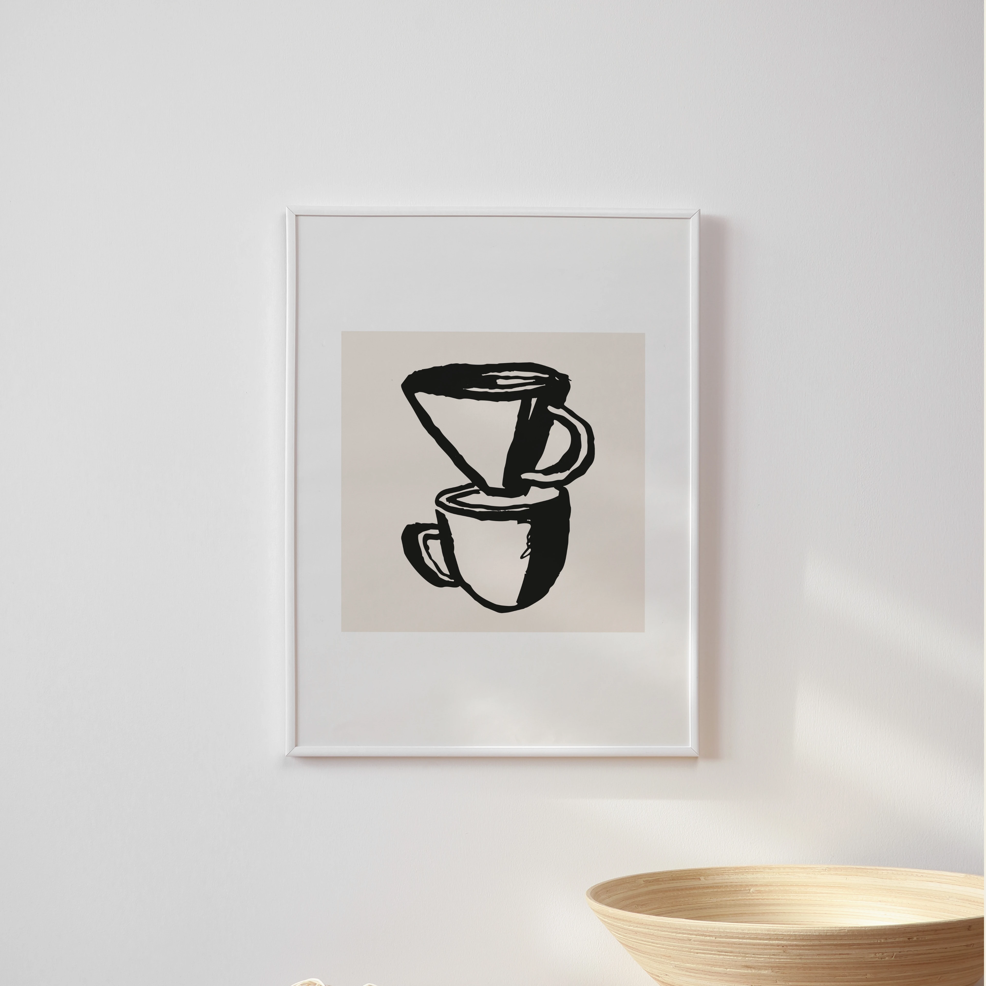 "Daily Drip" Poster Tablo