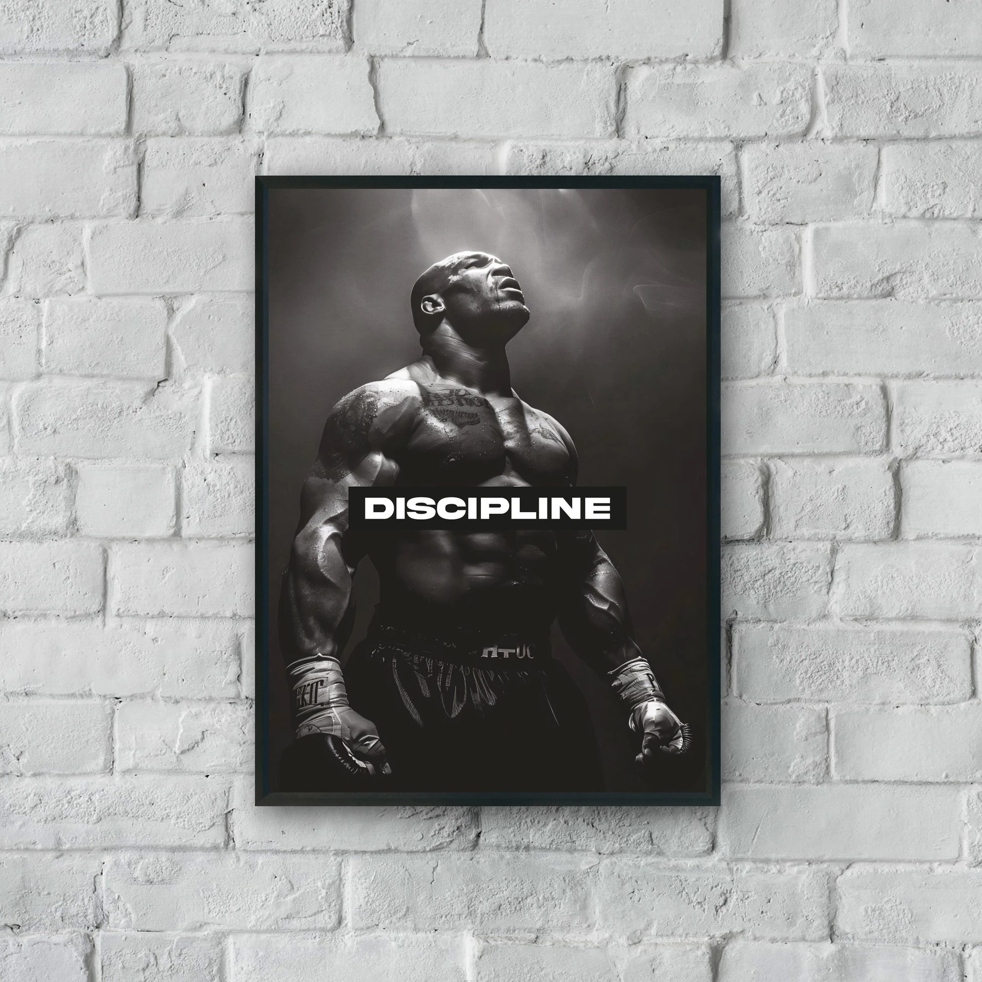 "Discipline" Poster Tablo