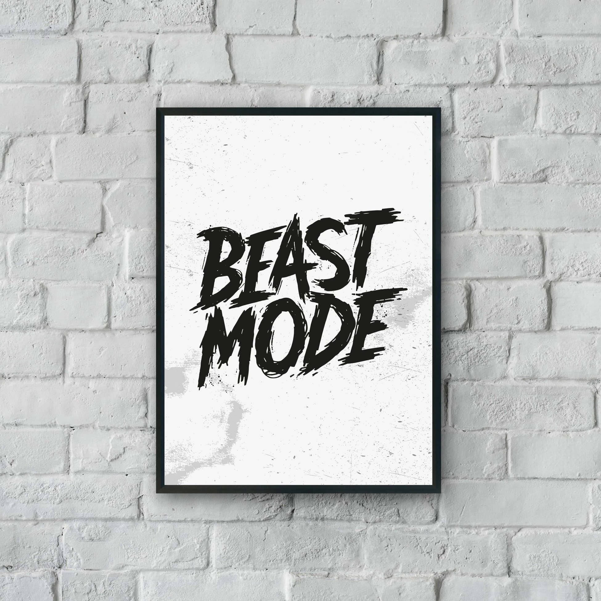 "Beast Mode" Poster Tablo