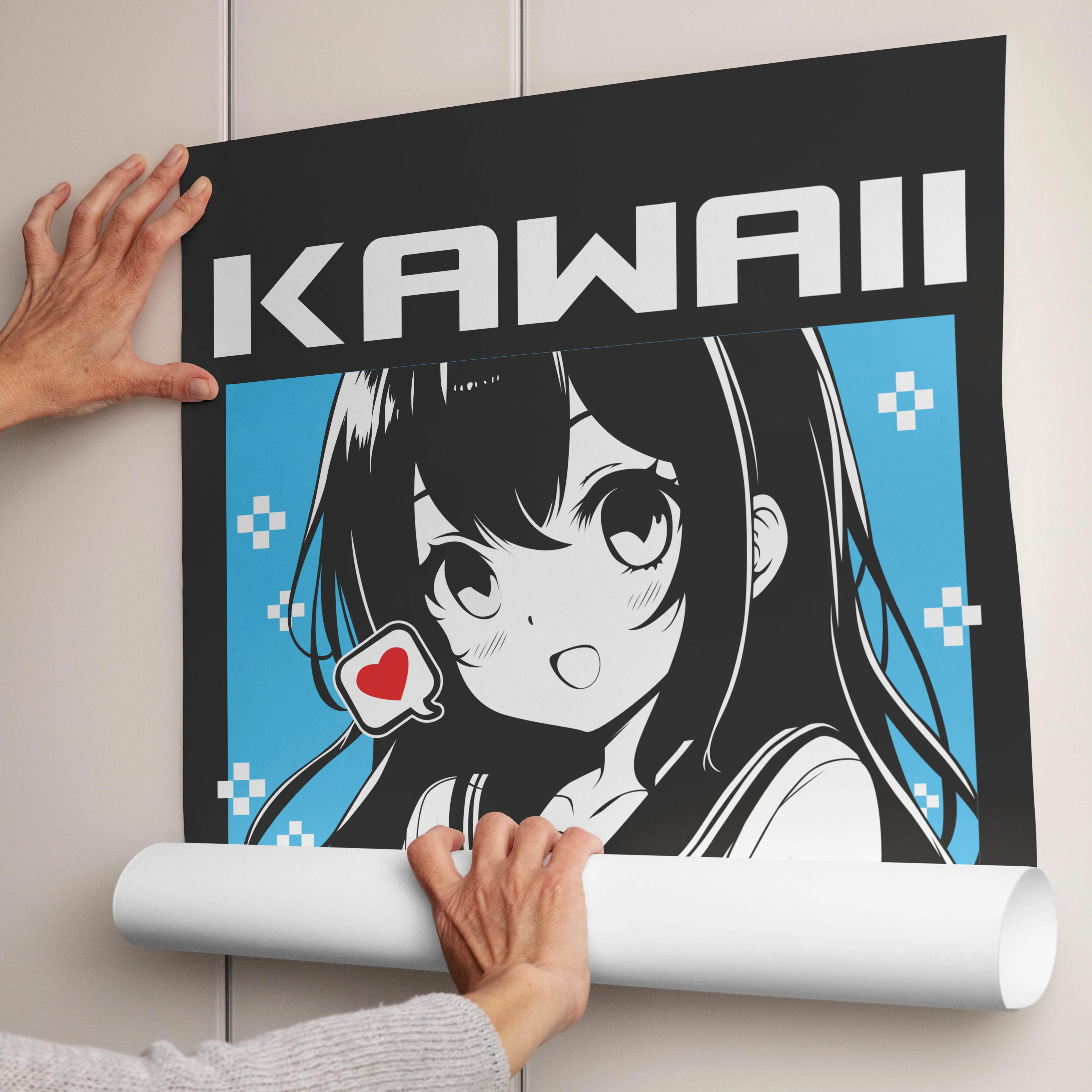 "Kawaii" Poster Tablo