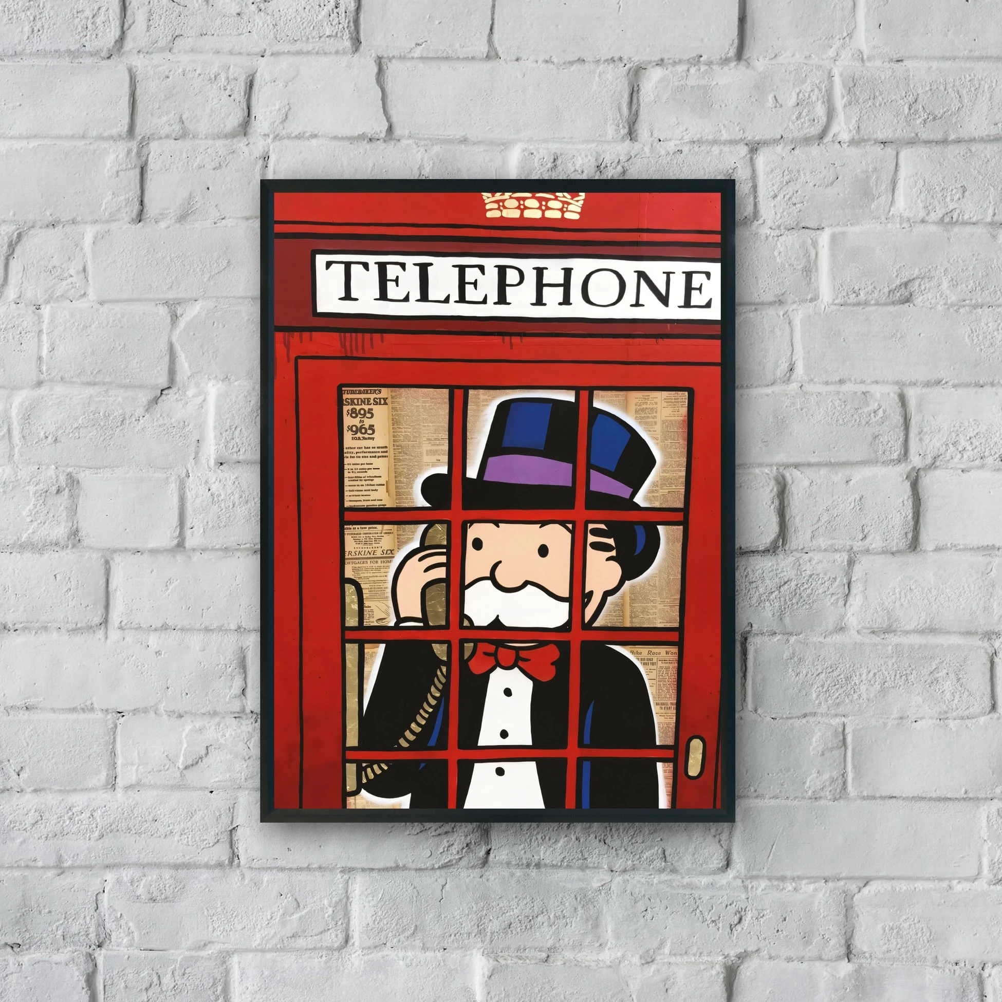 "Telephone" Poster Tablo