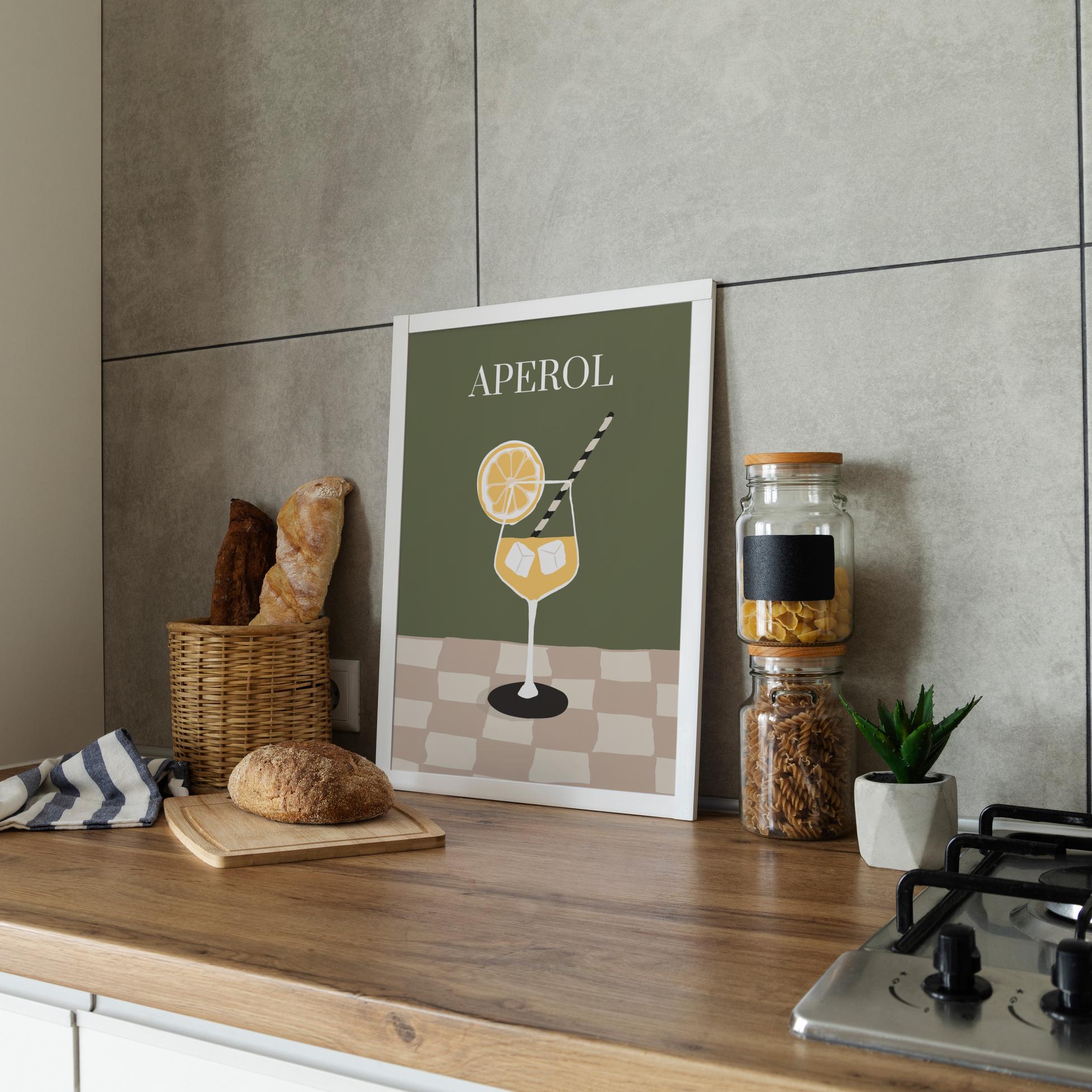 "Aperol" Poster Tablo