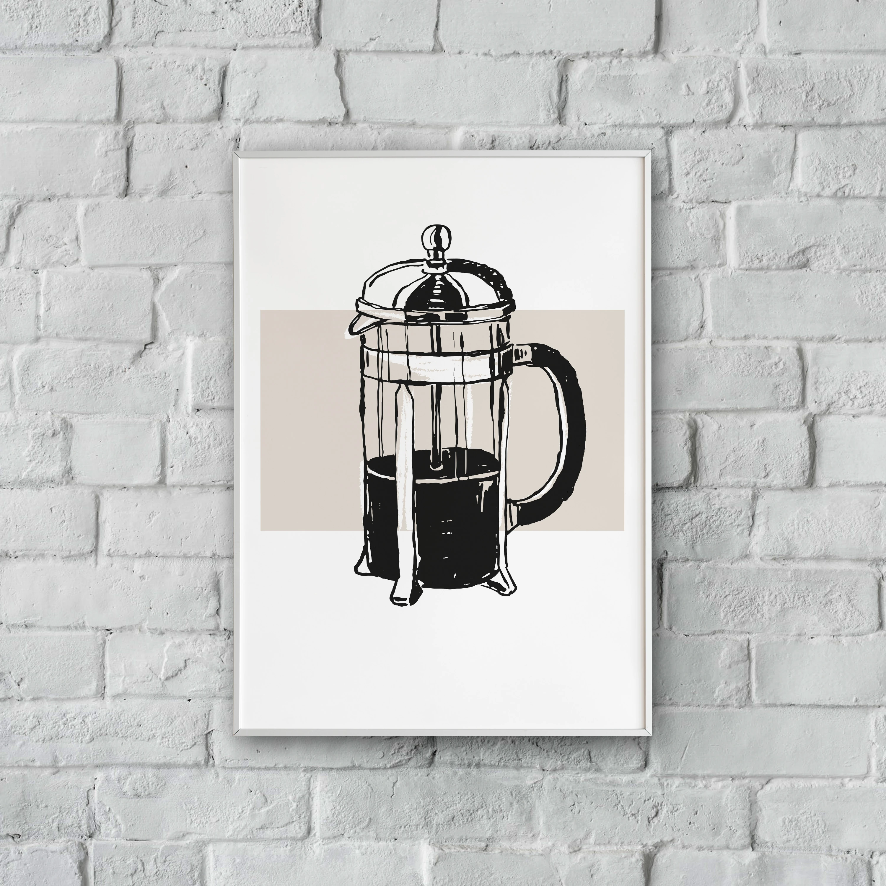 "Coffee Rituals" Poster Tablo
