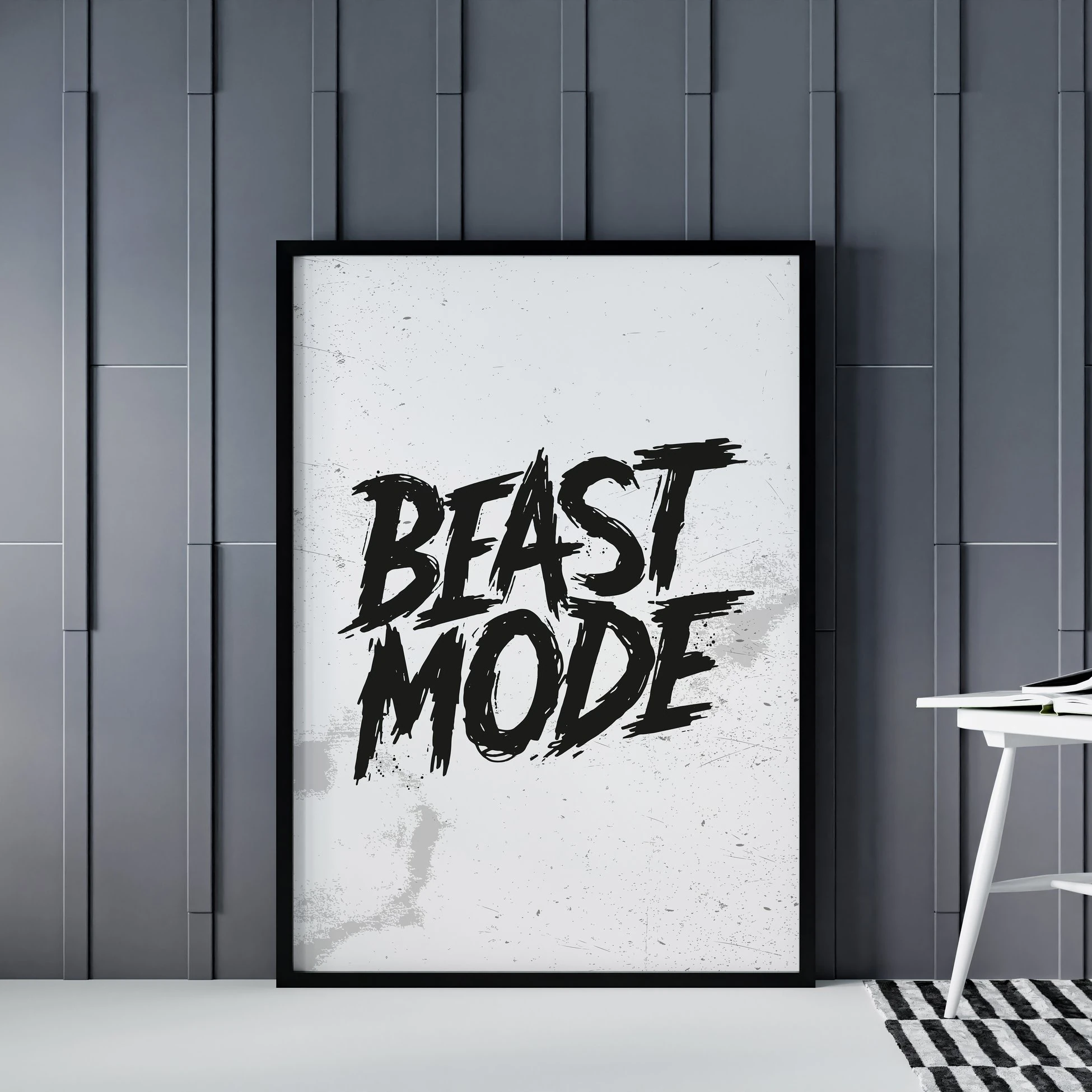 "Beast Mode" Poster Tablo