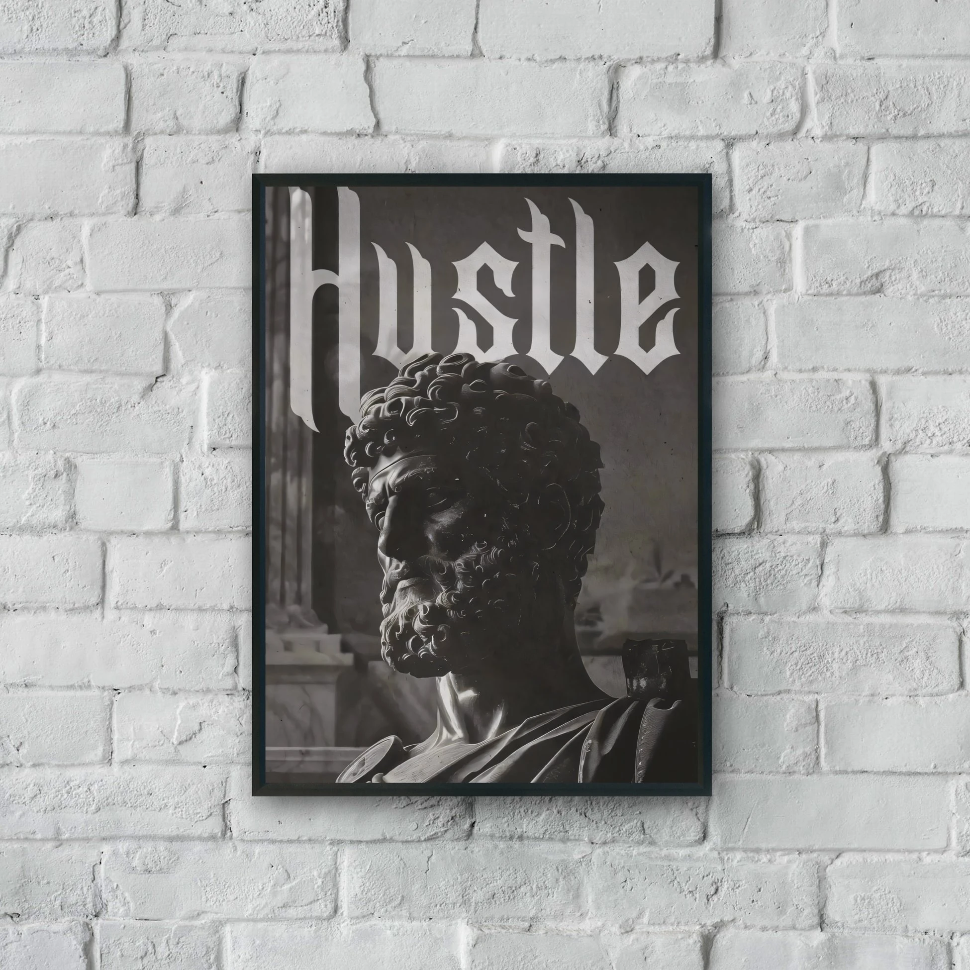 "Hustle" Poster Tablo
