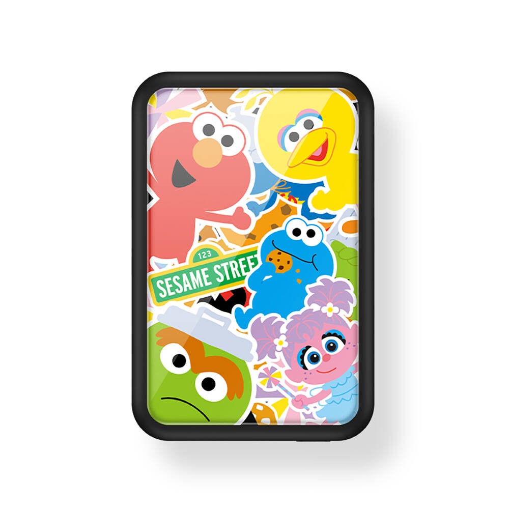 Casebang MP12 Battery Pack Sesame Street Serisi Kablosuz Taşınabilir Powerbank 6000mAh