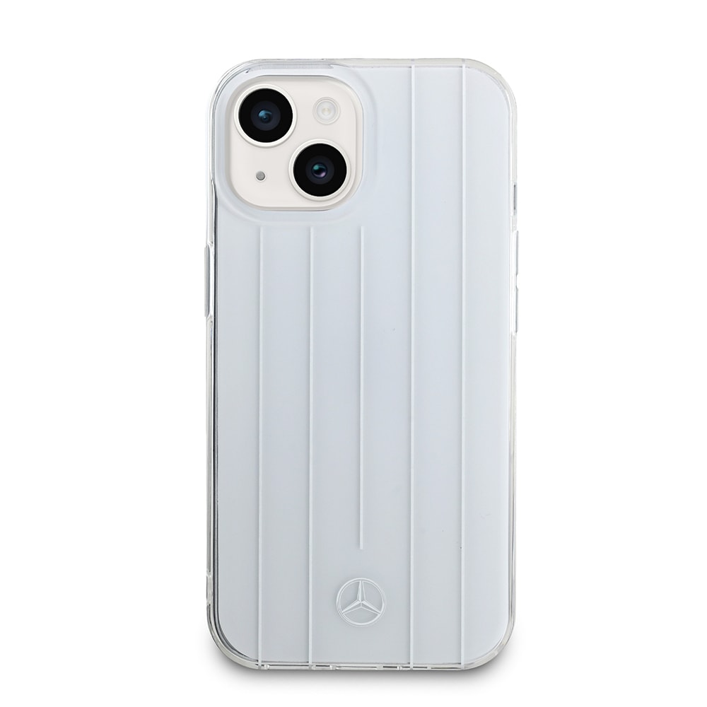 Apple iPhone 15 Mercedes Benz Orjinal Lisanslı New Urban 3 IML Baskılı Paralel Çizgi Desenli Kapak