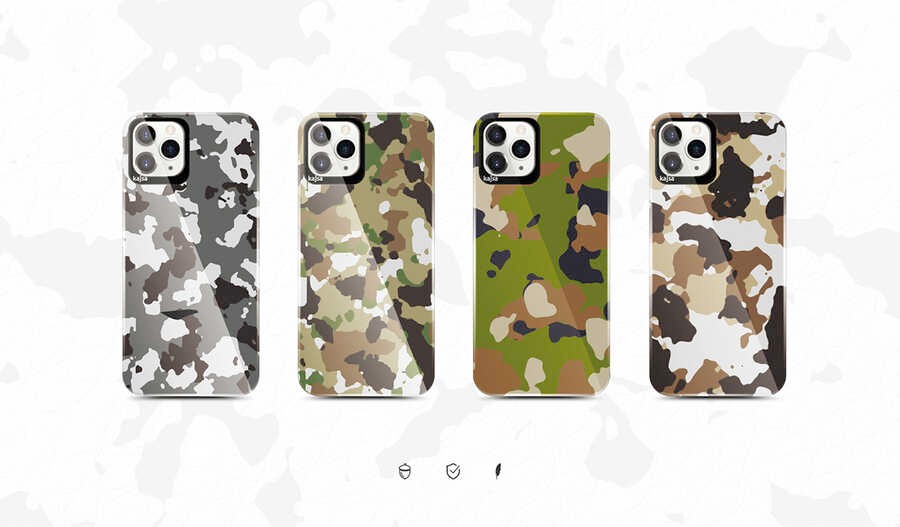 iPhone 12 Pro Kılıf Kajsa Camo Kılıf