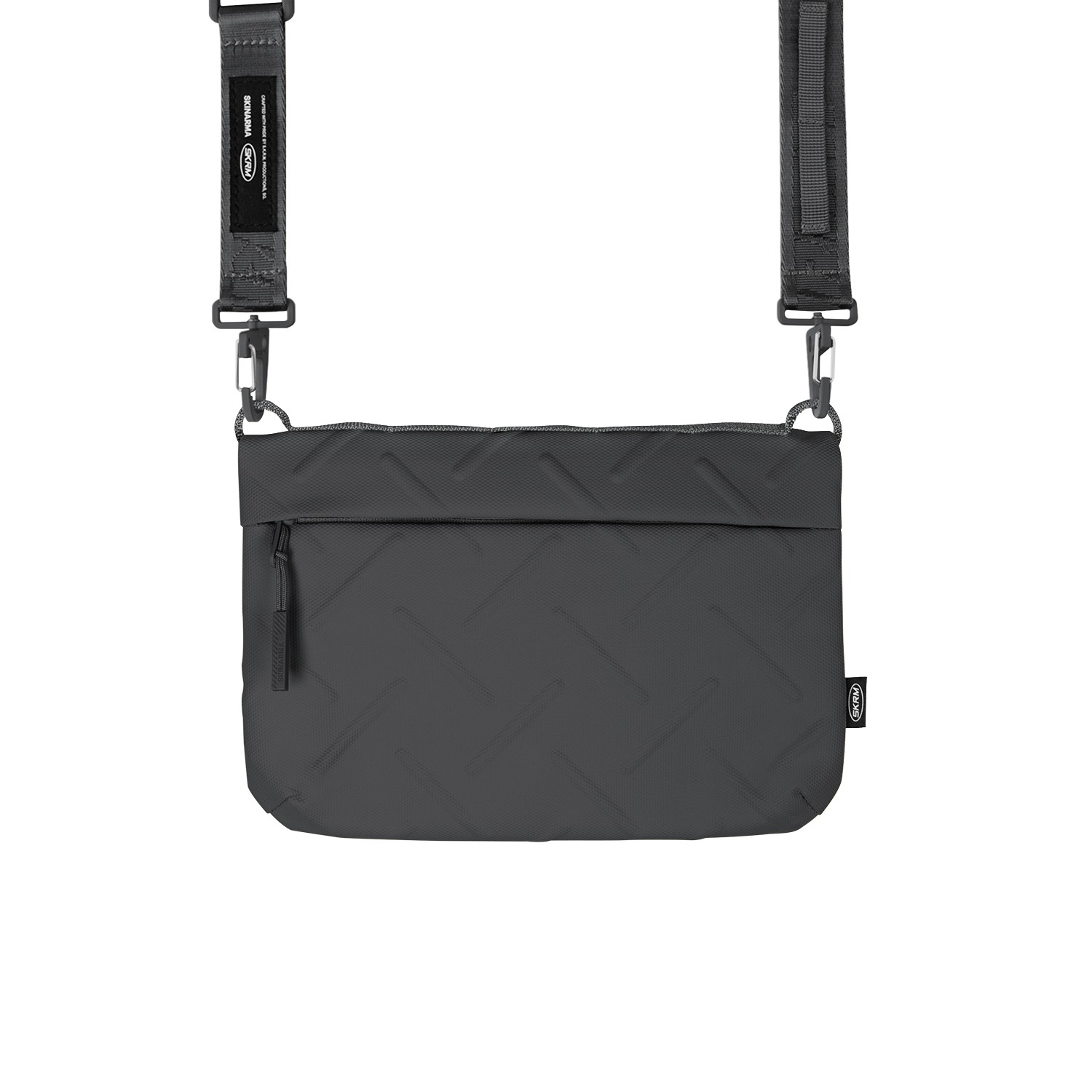 Skinarma Satchel Juno Desenli Naylon Scout Bilek Askı Kayışlı Aksesuar Çantası
