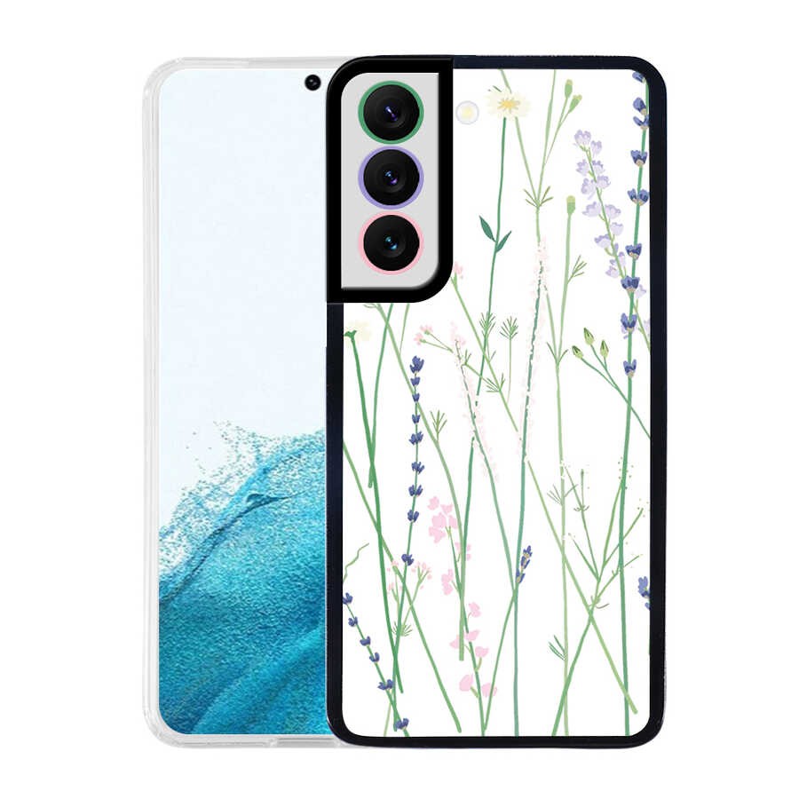 Galaxy S22 Kılıf Zore M-Fit Desenli Kılıf