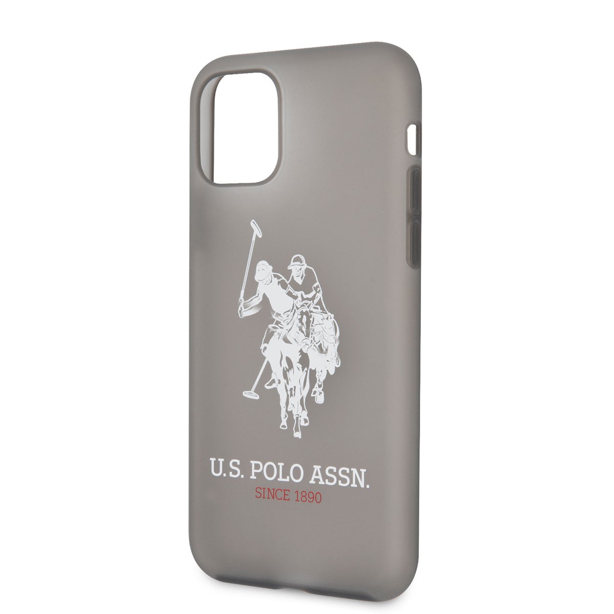 iPhone 11 Kılıf U.S. POLO ASSN. Transparan Silikon Büyük Logo Dizayn Kılıf