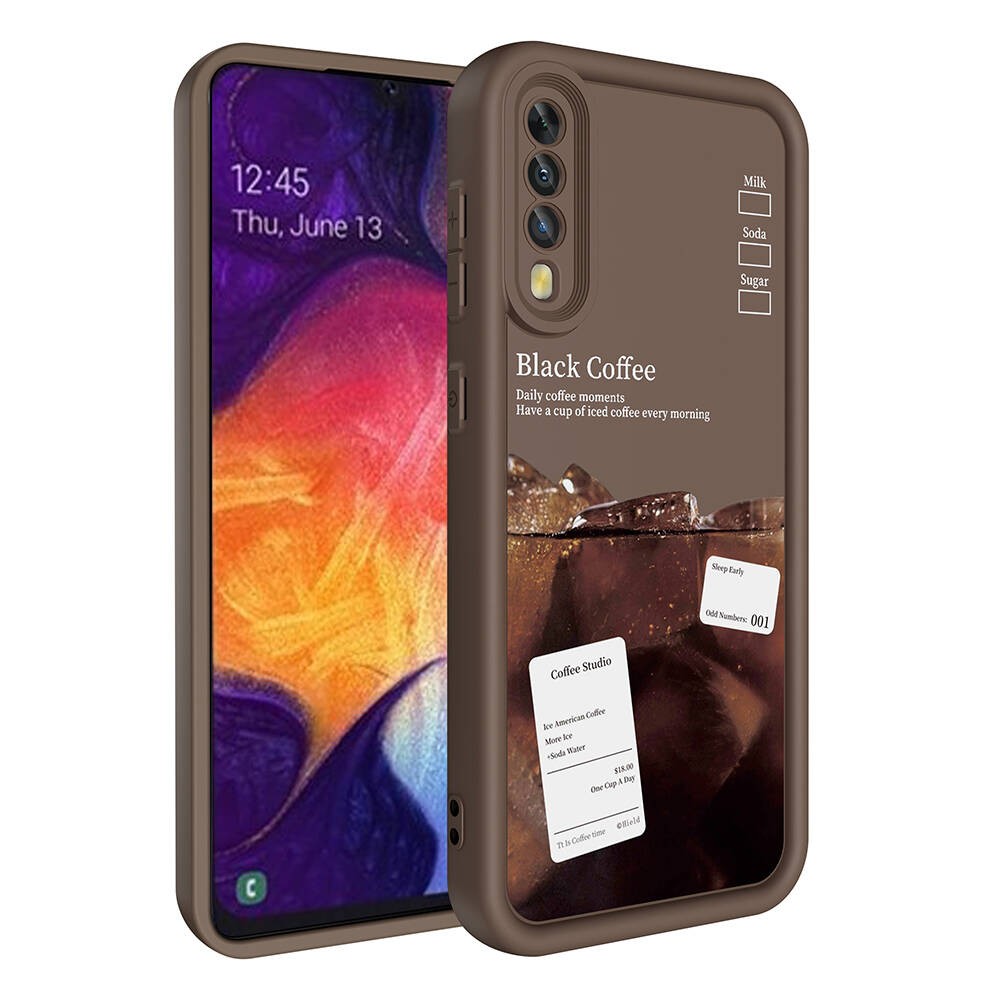 Galaxy A70 Kılıf Kamera Korumalı Baskılı Arka Yüzey Zore Klas Kılıf