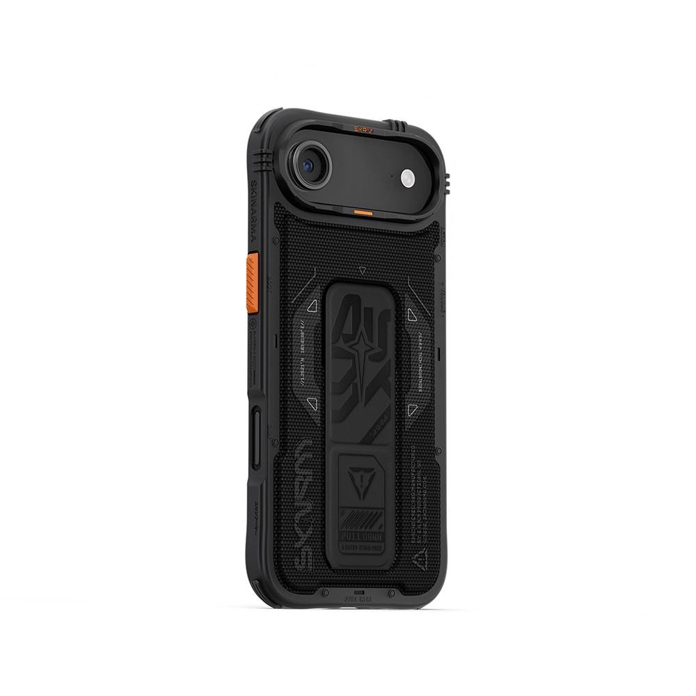 Apple iPhone 17 Air Kılıf SkinArma M-safe Şarj Özellikli Airbag Tasarımlı Standlı Phantom Kapak