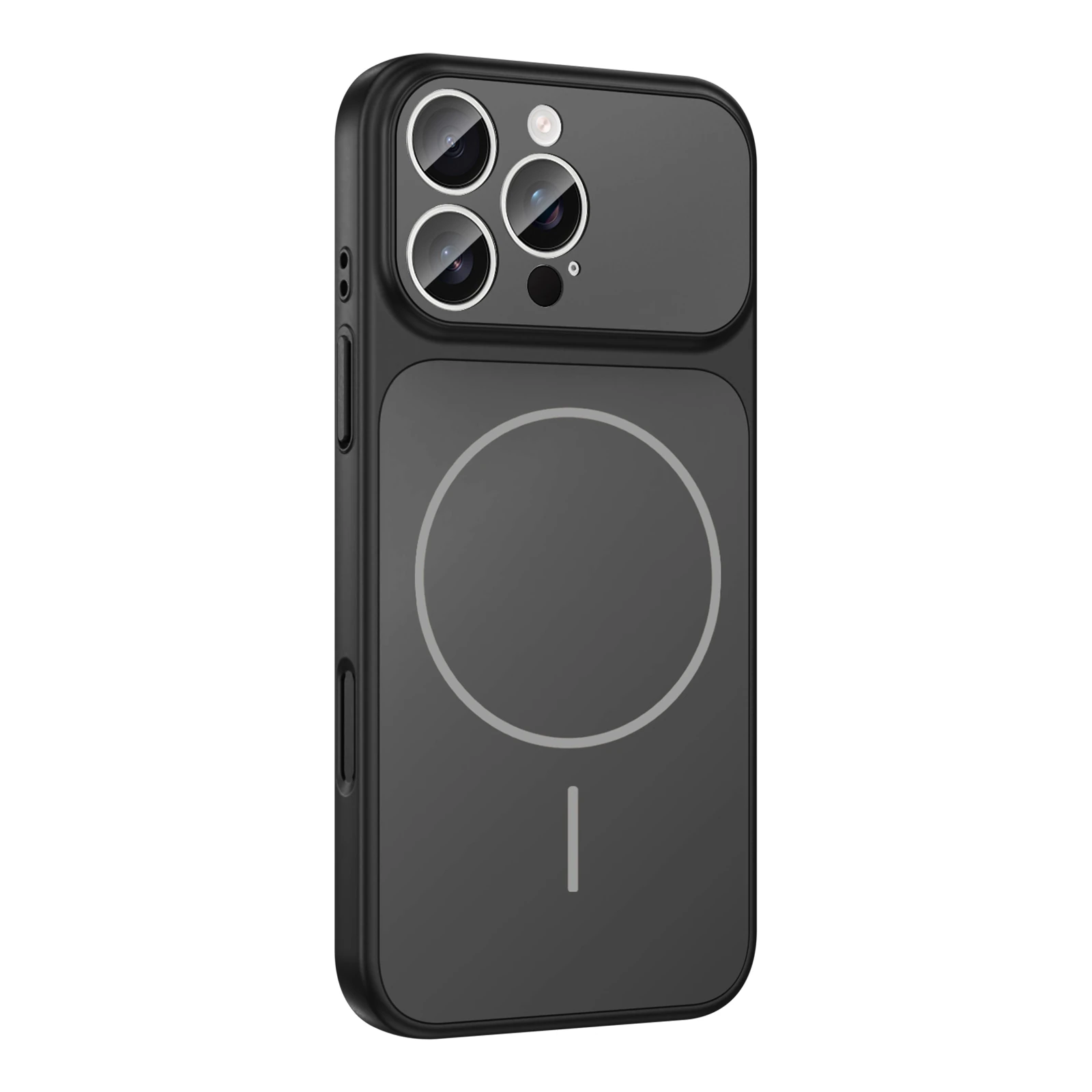 Apple iPhone 16 Pro Max Kılıf Zore M-Safe Şarj Özellikli Kamera Korumalı Formen Kapak