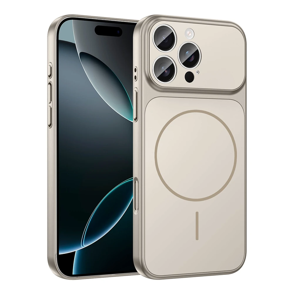 Apple iPhone 14 Pro Max Kılıf Zore M-Safe Şarj Özellikli Kamera Korumalı Formen Kapak