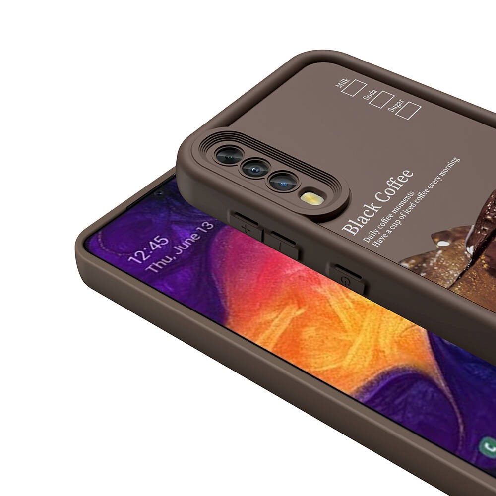 Galaxy A70 Kılıf Kamera Korumalı Baskılı Arka Yüzey Zore Klas Kılıf