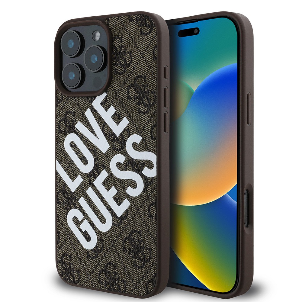 iPhone 16 Pro Kılıf Guess Orjinal Lisanslı Big Love Guess Kılıf