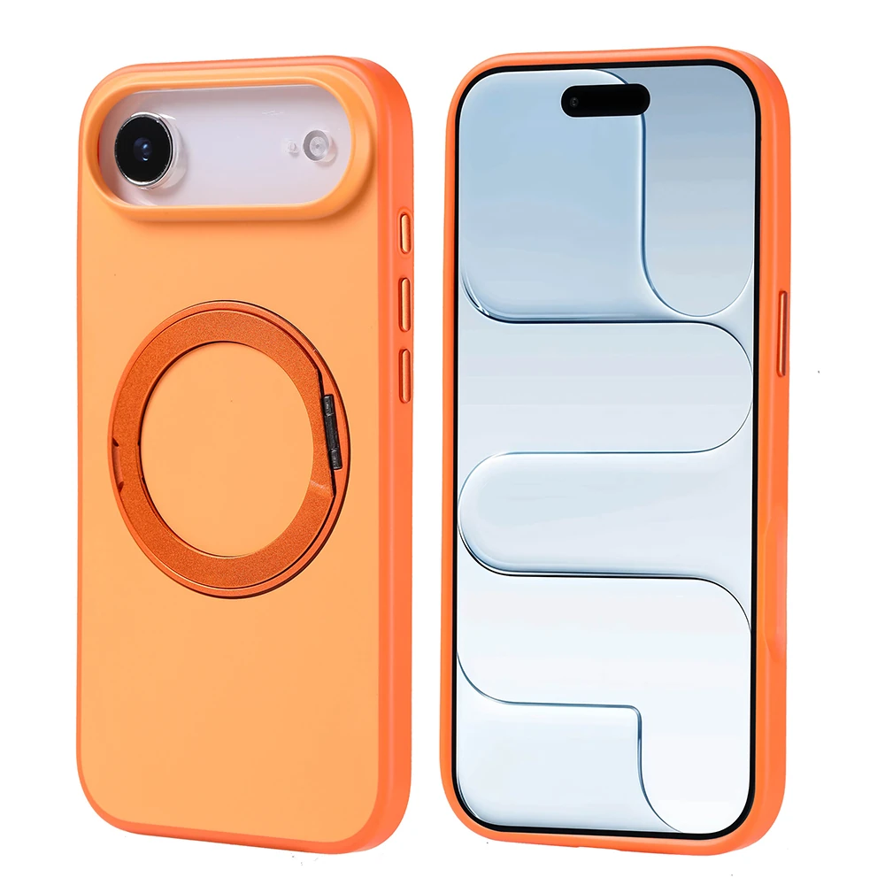 Apple iPhone 17 Air Kılıf M-Safe Şarj Özellikli Standlı Zore Proton Silikon Kapak